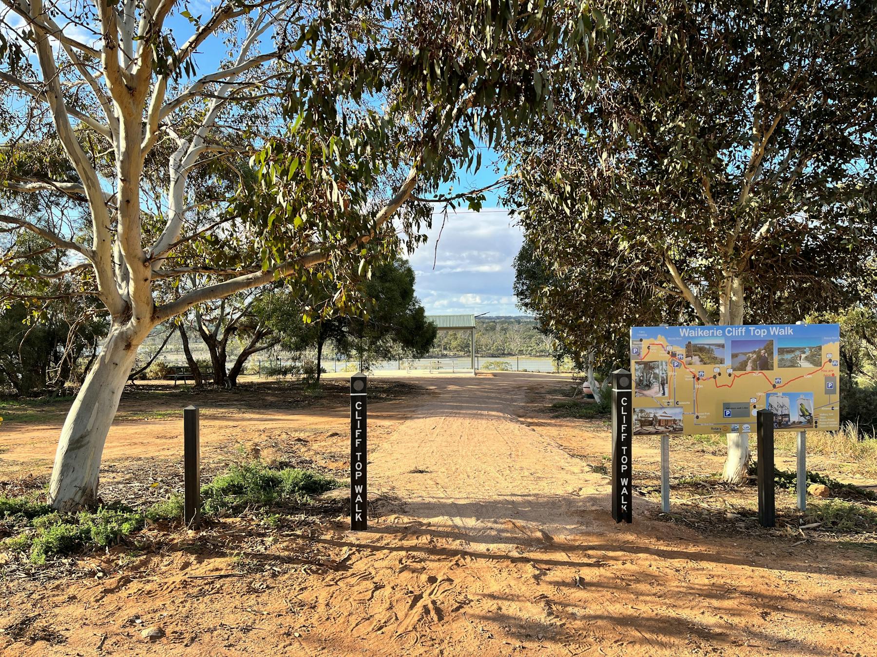 Entry and signage at Ian Oliver Drive entrance