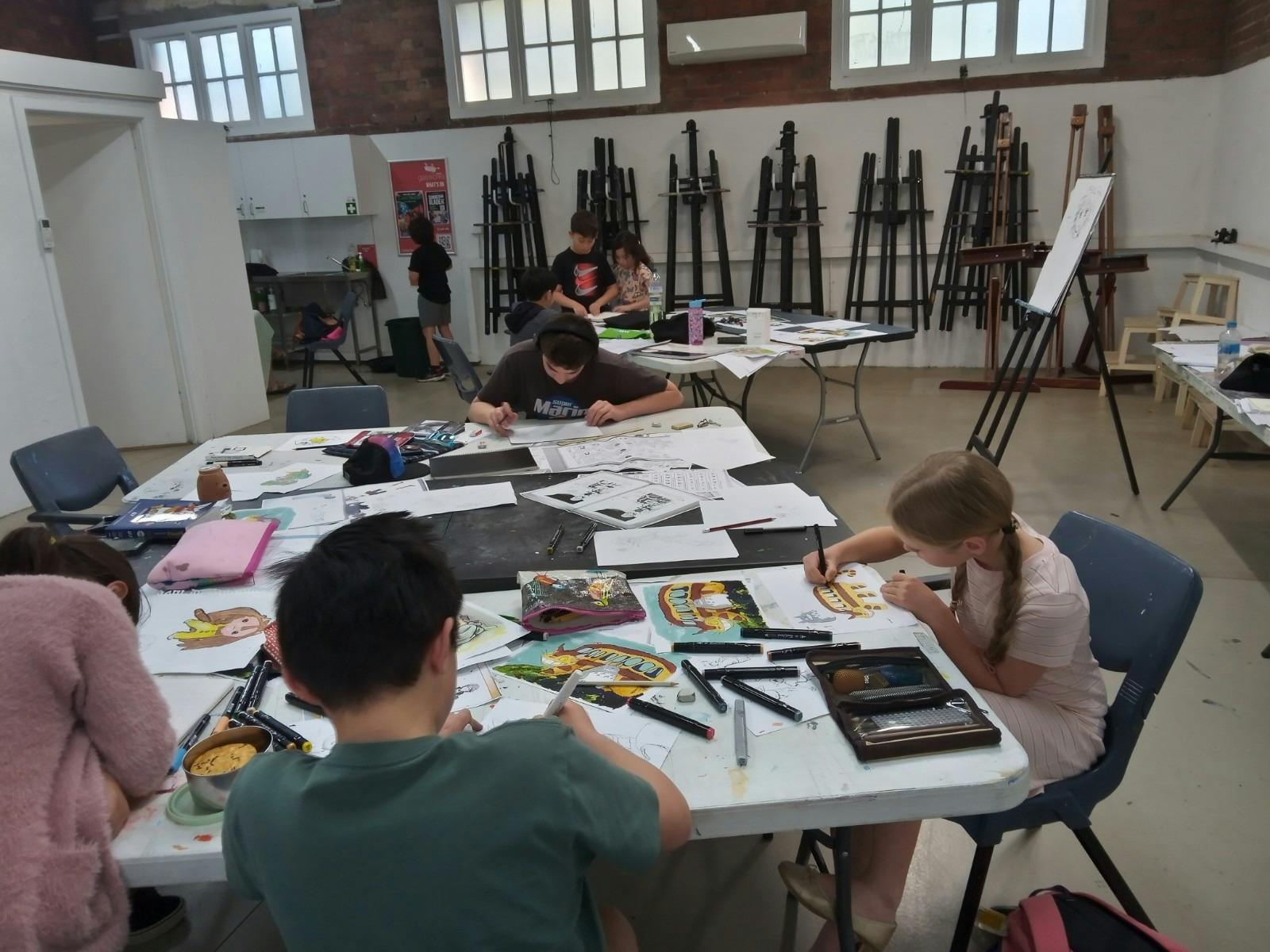 Scribble Cat Studios- Manga Drawing Class: Characters and Poses