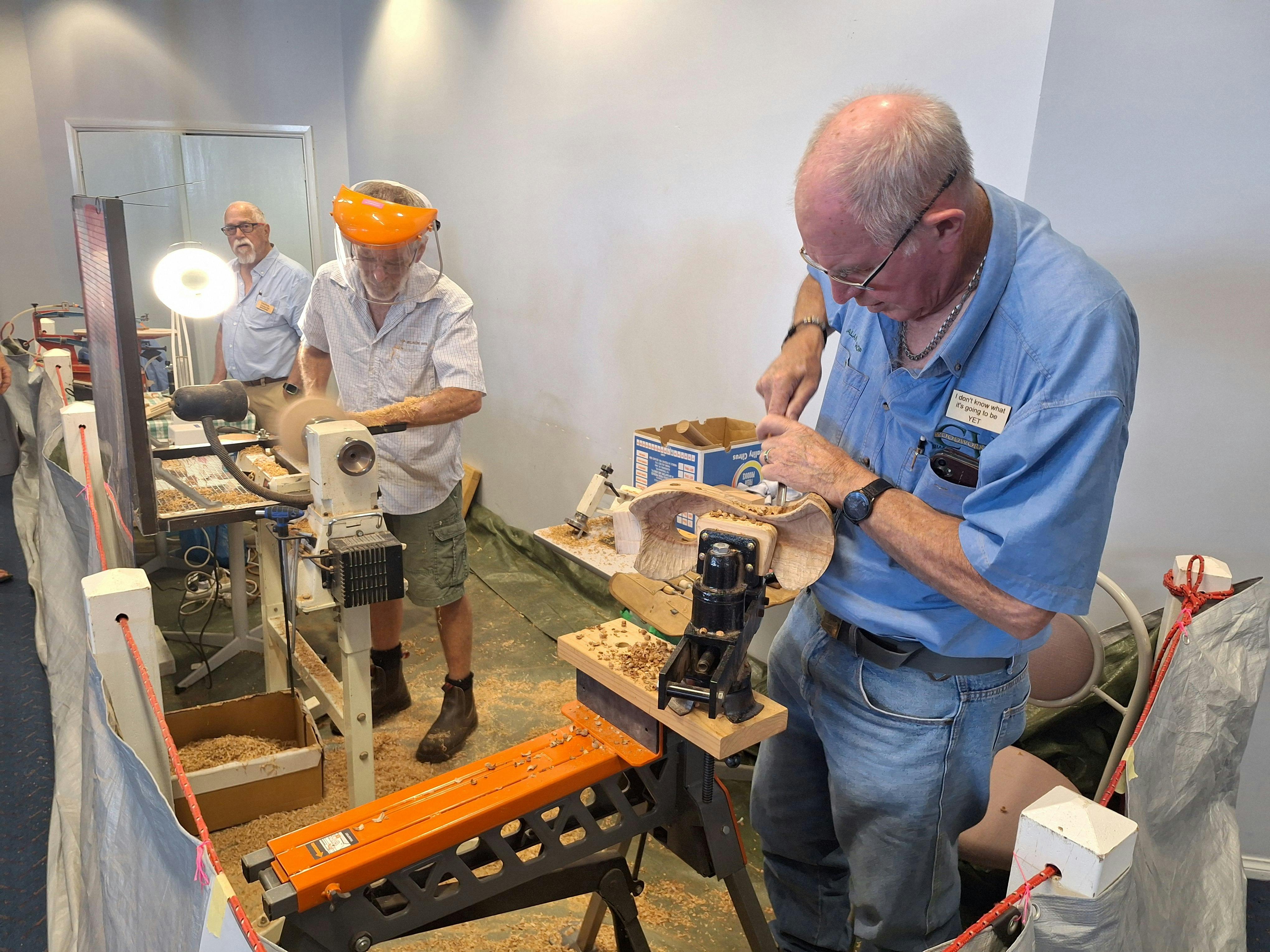 Watch the craftsman at work