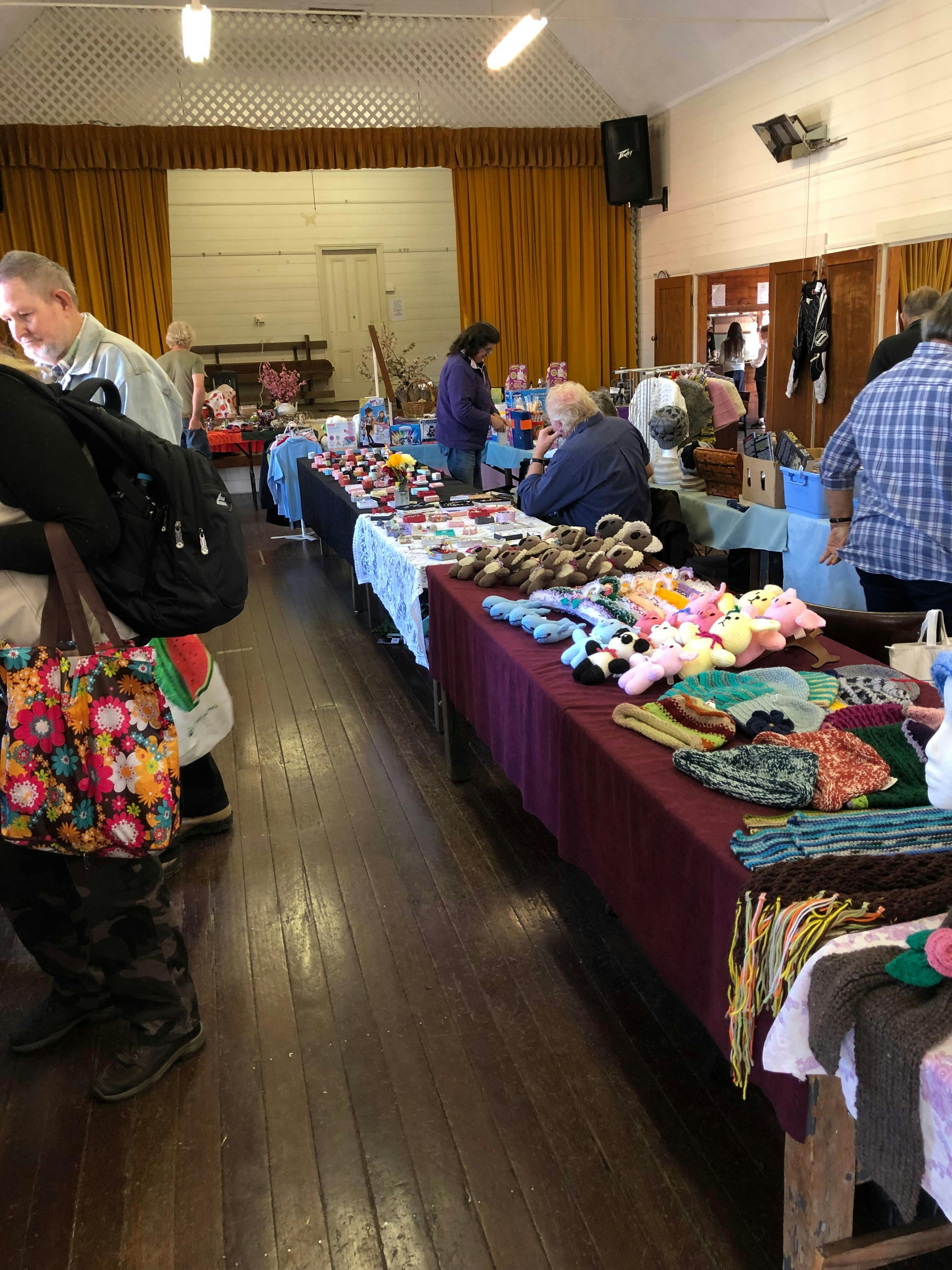 colourful and interesting stalls