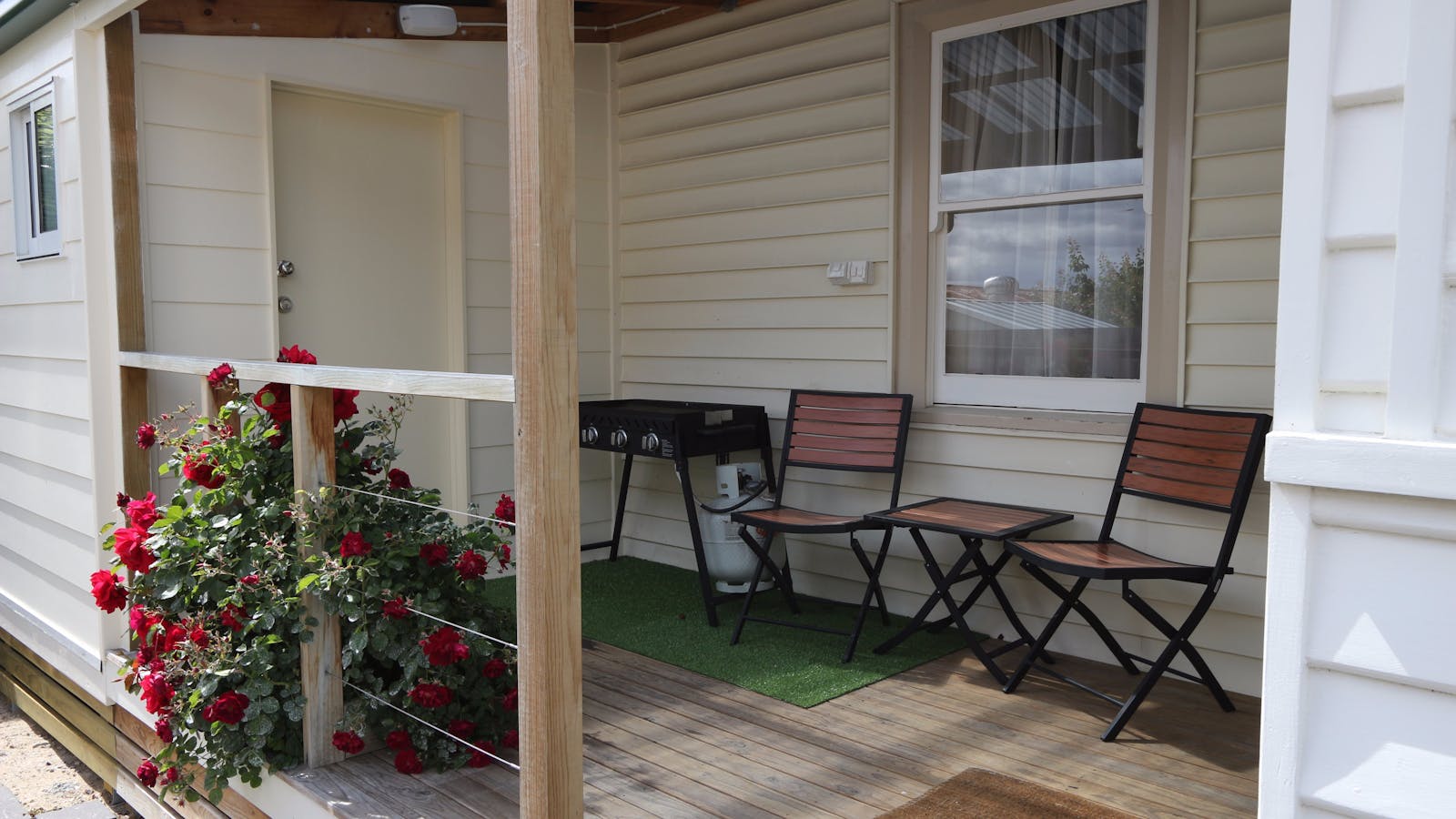 Undercover patio BBQ area