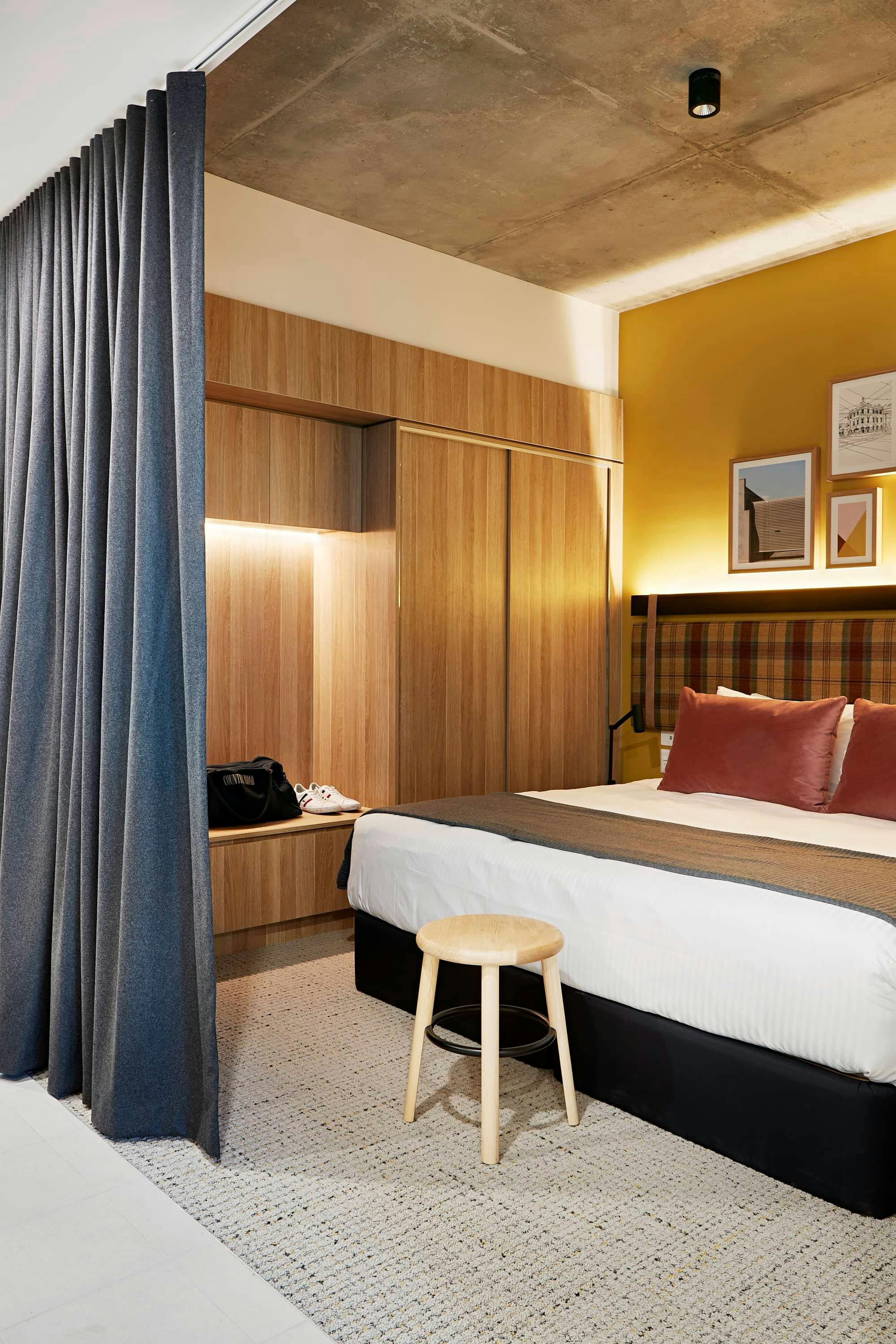 Bedroom in one-bedroom apartment - Urban Rest Lanbruk