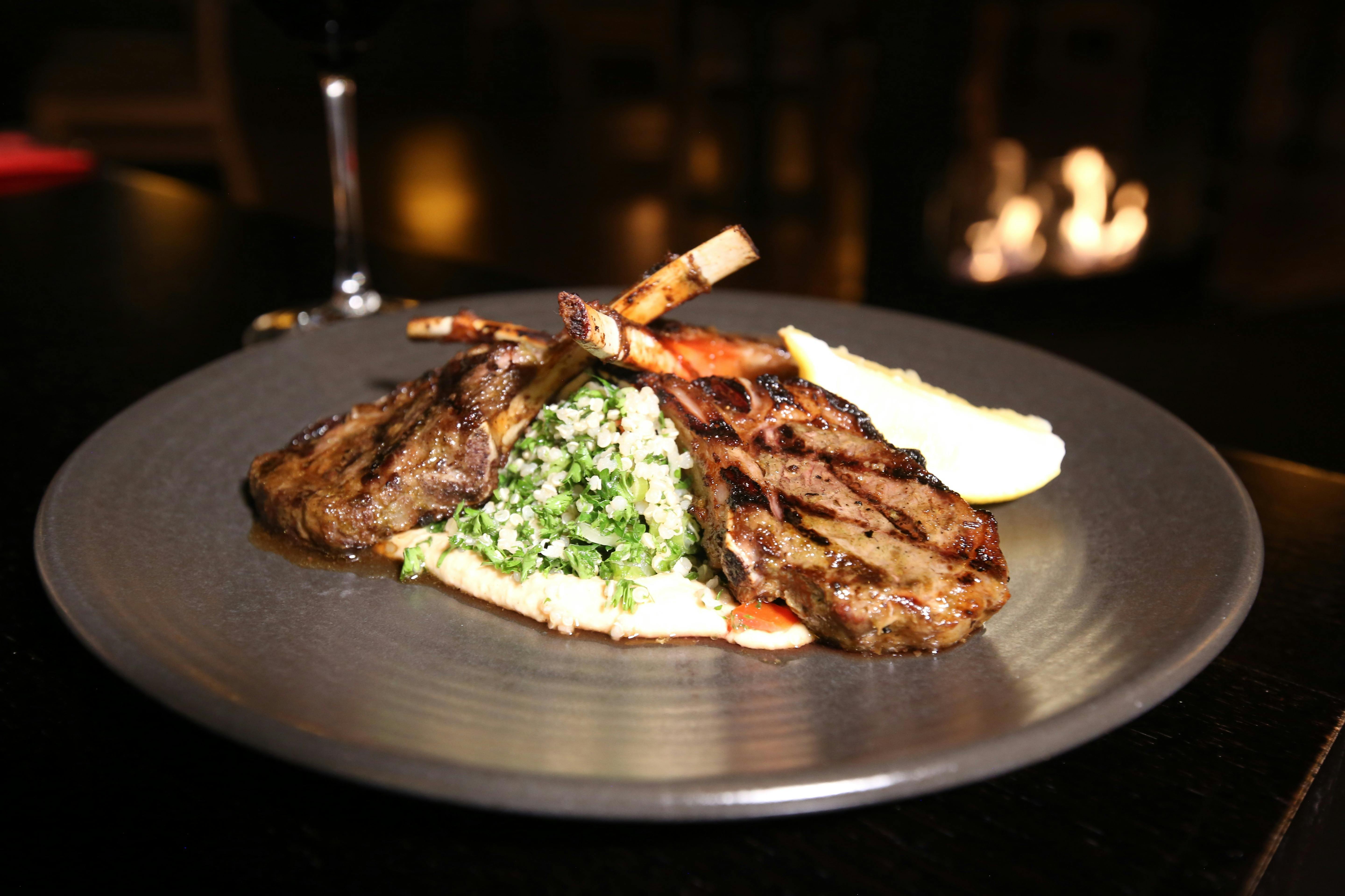 Huon Valley Crusted Lamb Cutlets - available for Lunch or Dinner