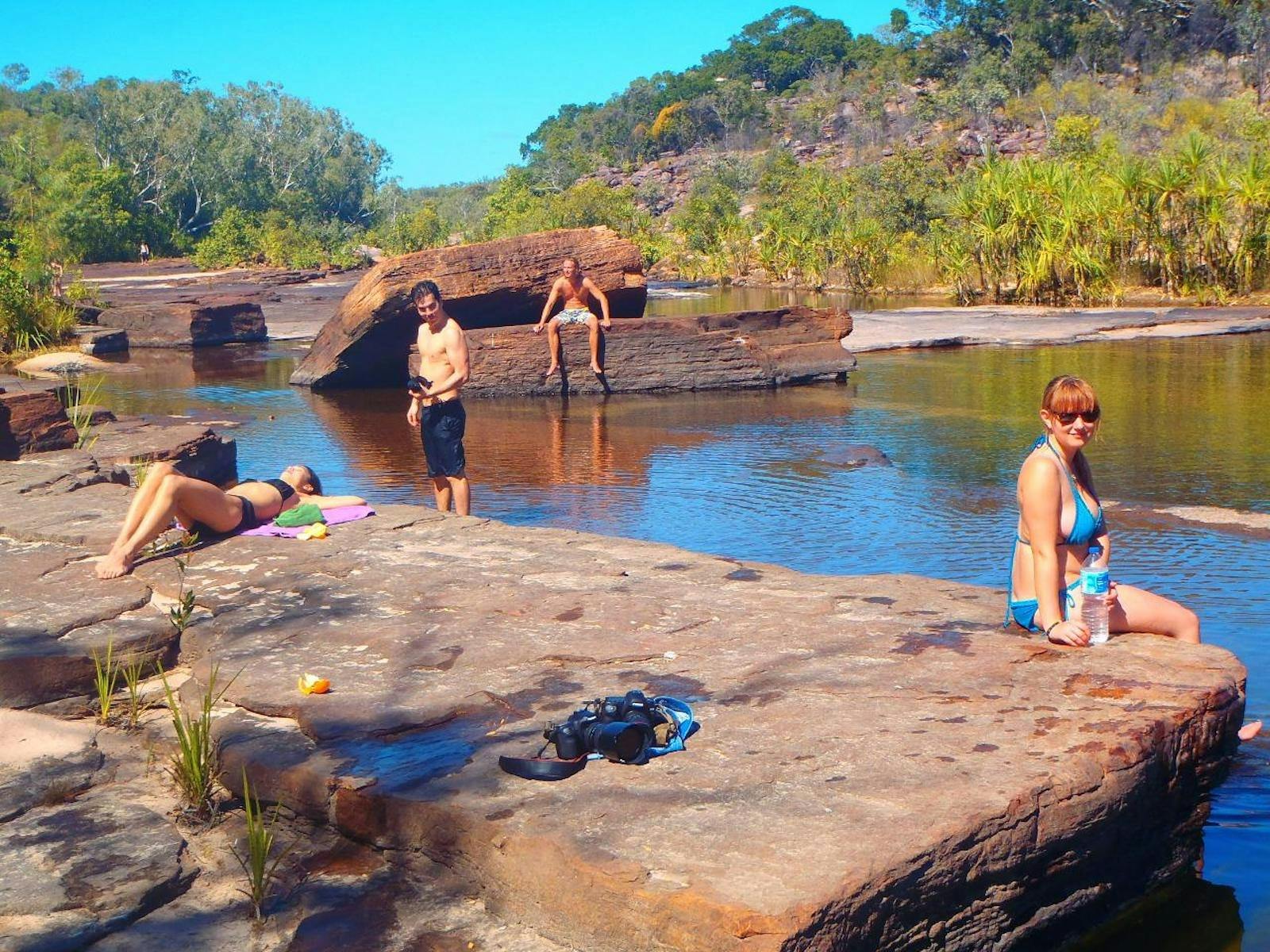 Territory Expeditions guests at top of twin