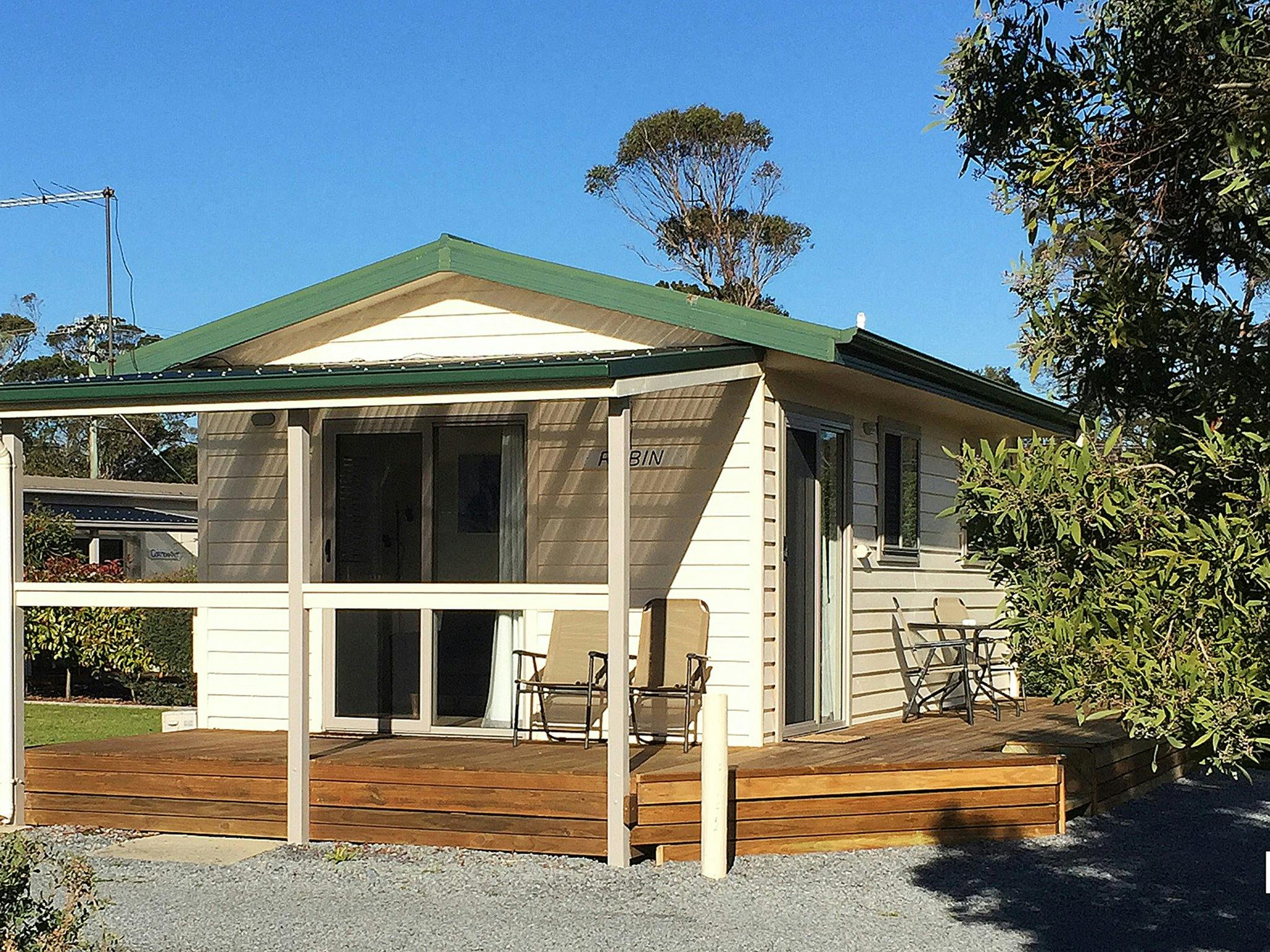 Riverview cottage at Beauty Point Tourist Park