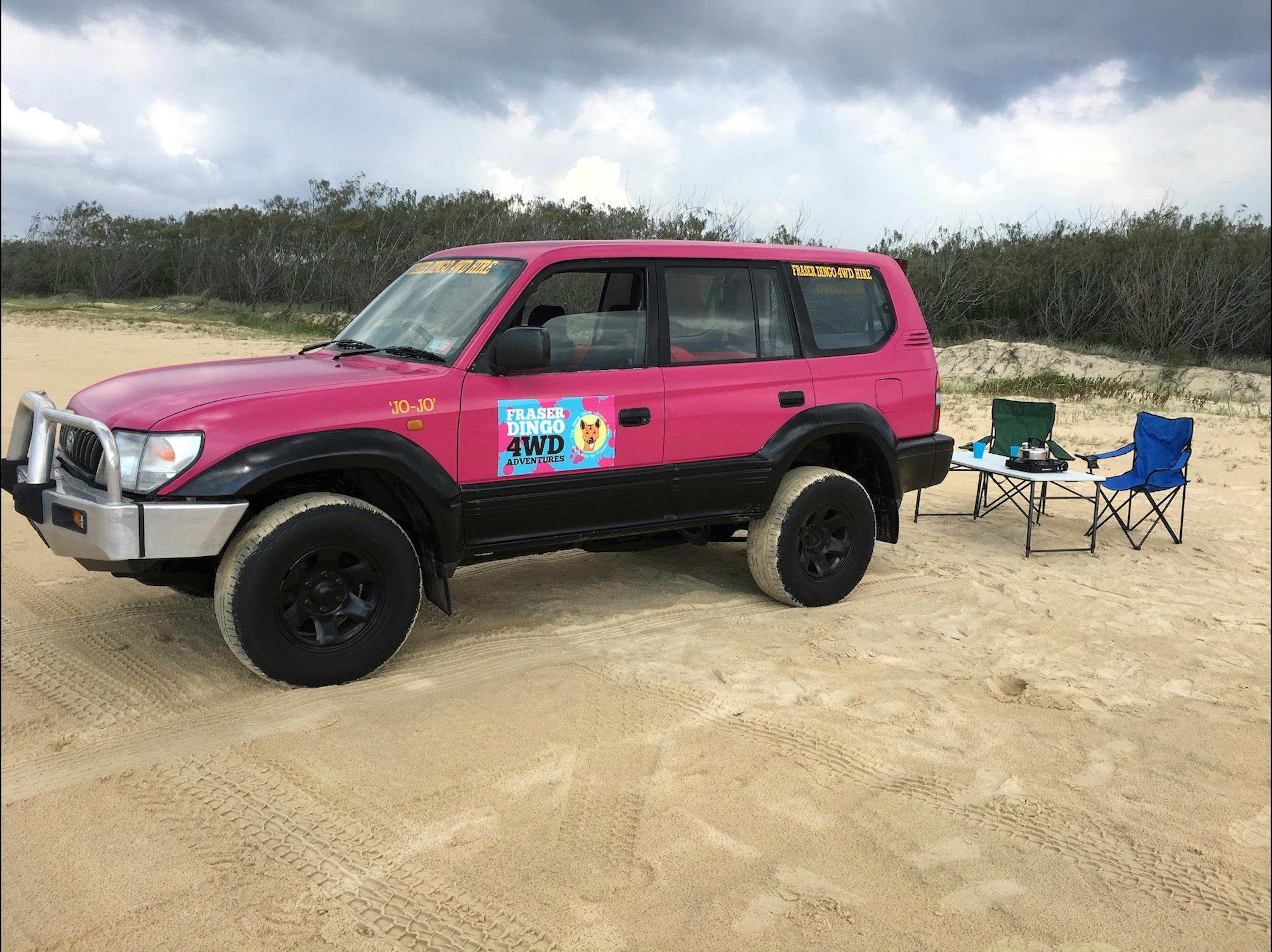 Four Wheel Drive Camper is the best way to see Fraser Island