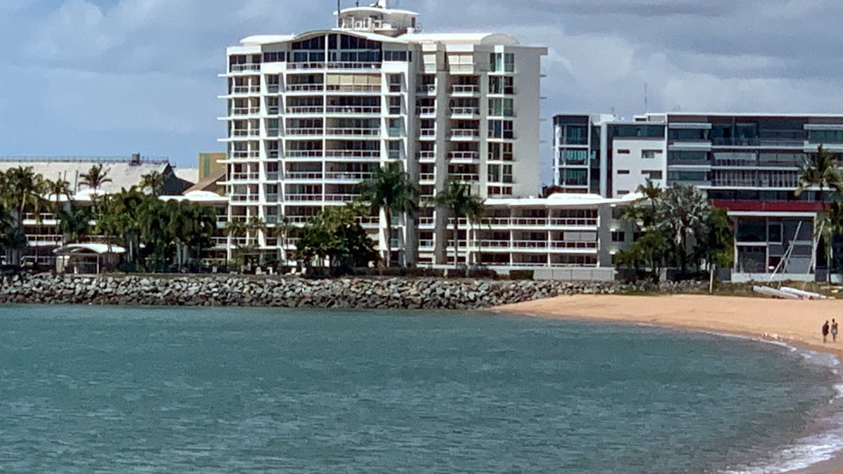 view from beach