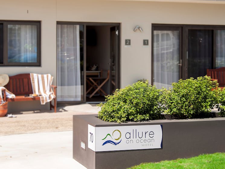 Allure on Ocean Motel - street frontage