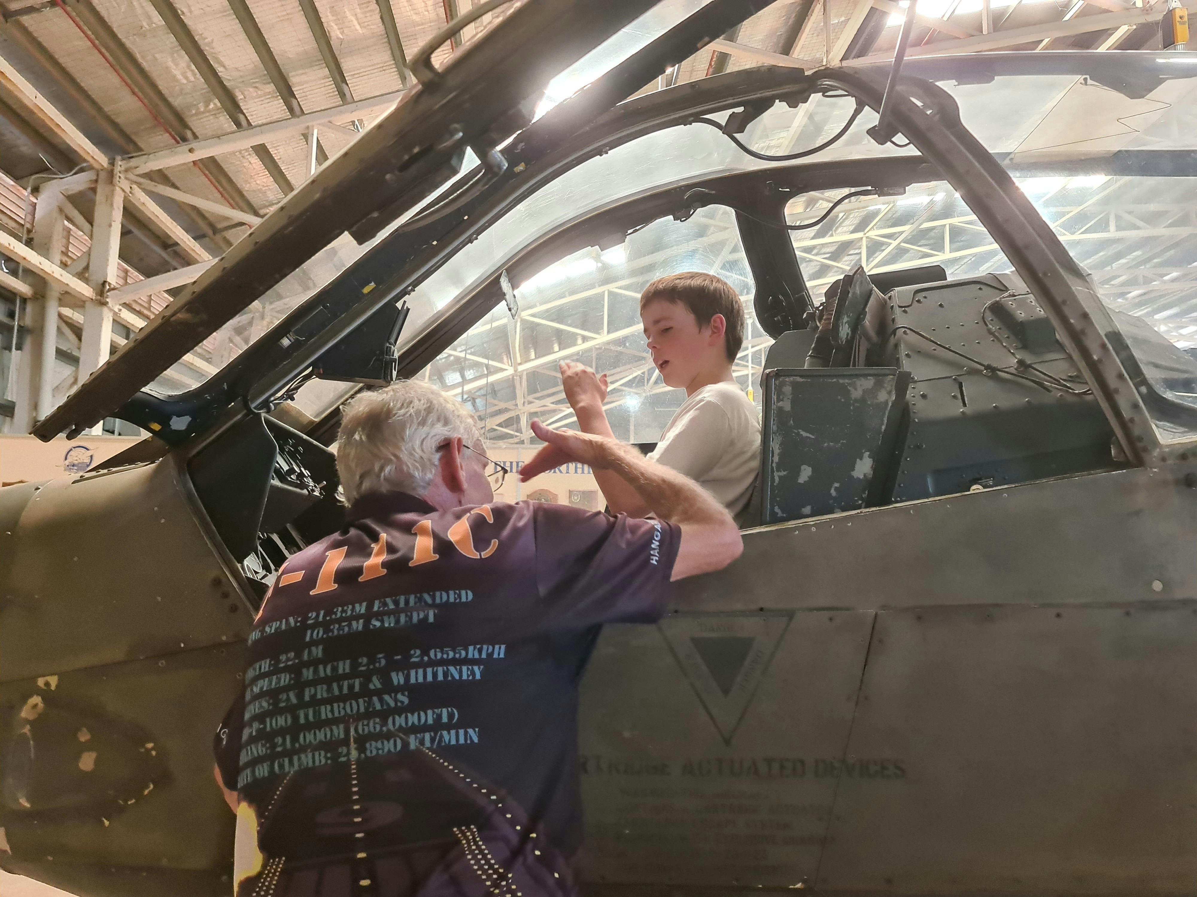 A visitor gets a special visit