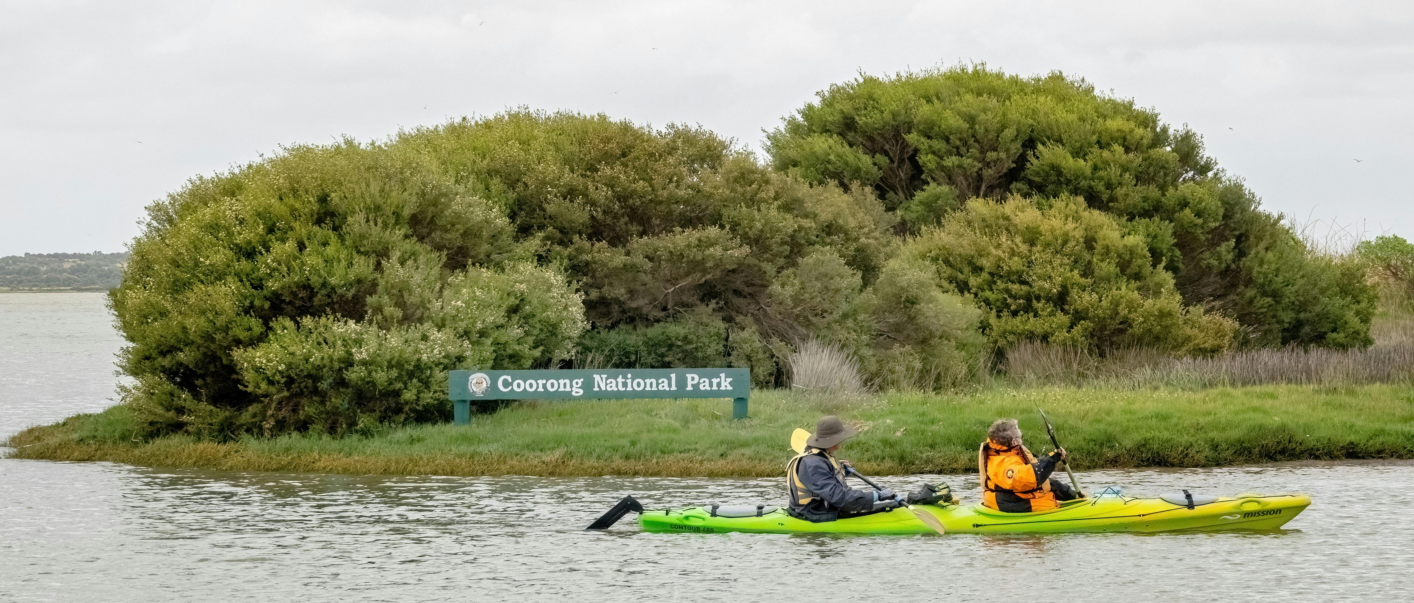 Kayaking in the Coorong National Park South Australia