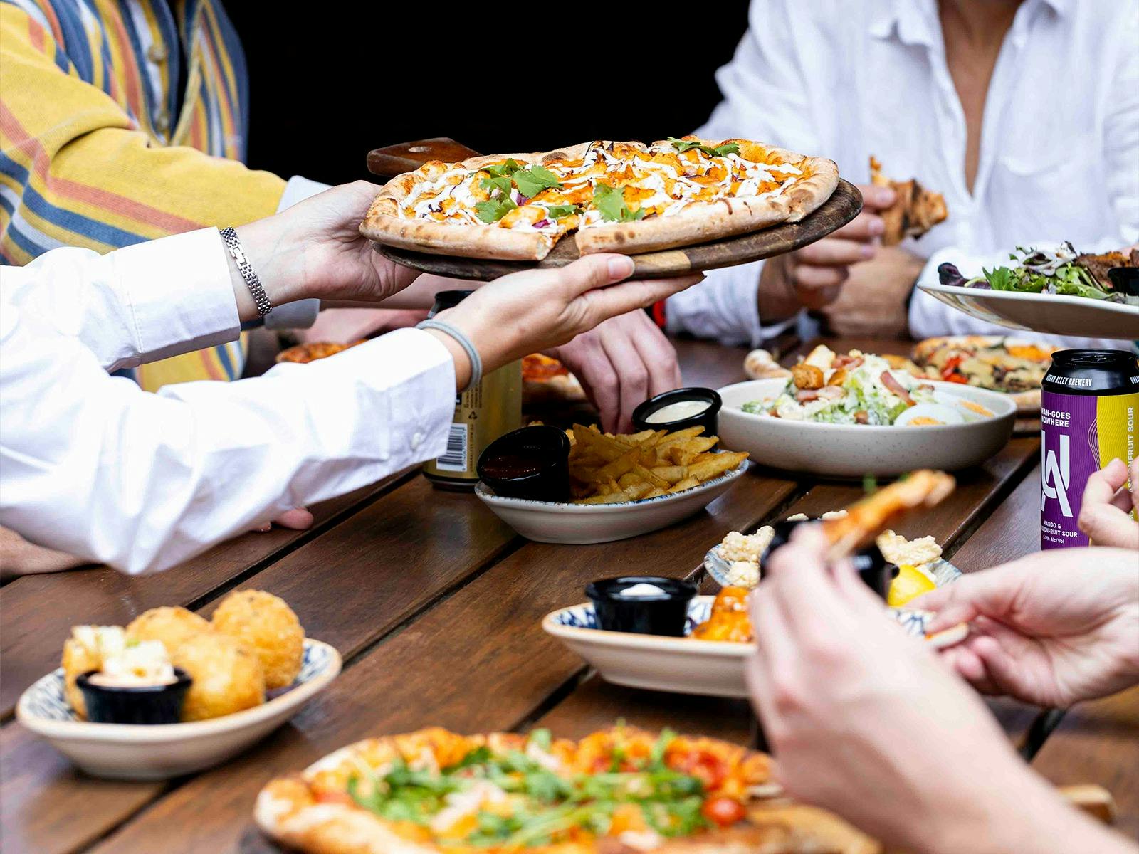 Modern pubstyle food at Urban Alley Brewery