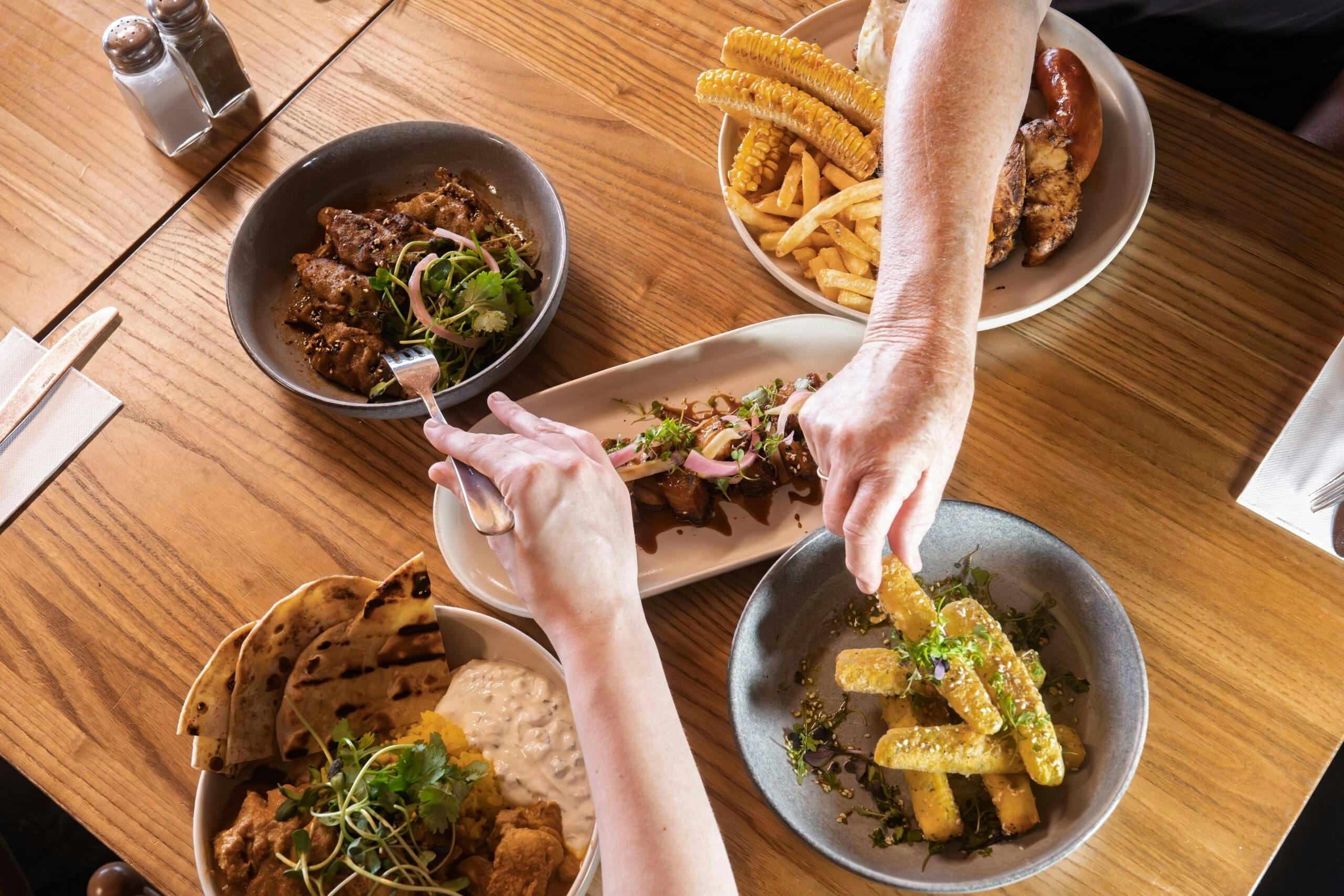 The Swanport offers pub classics and modern meals to satisfy your appetite