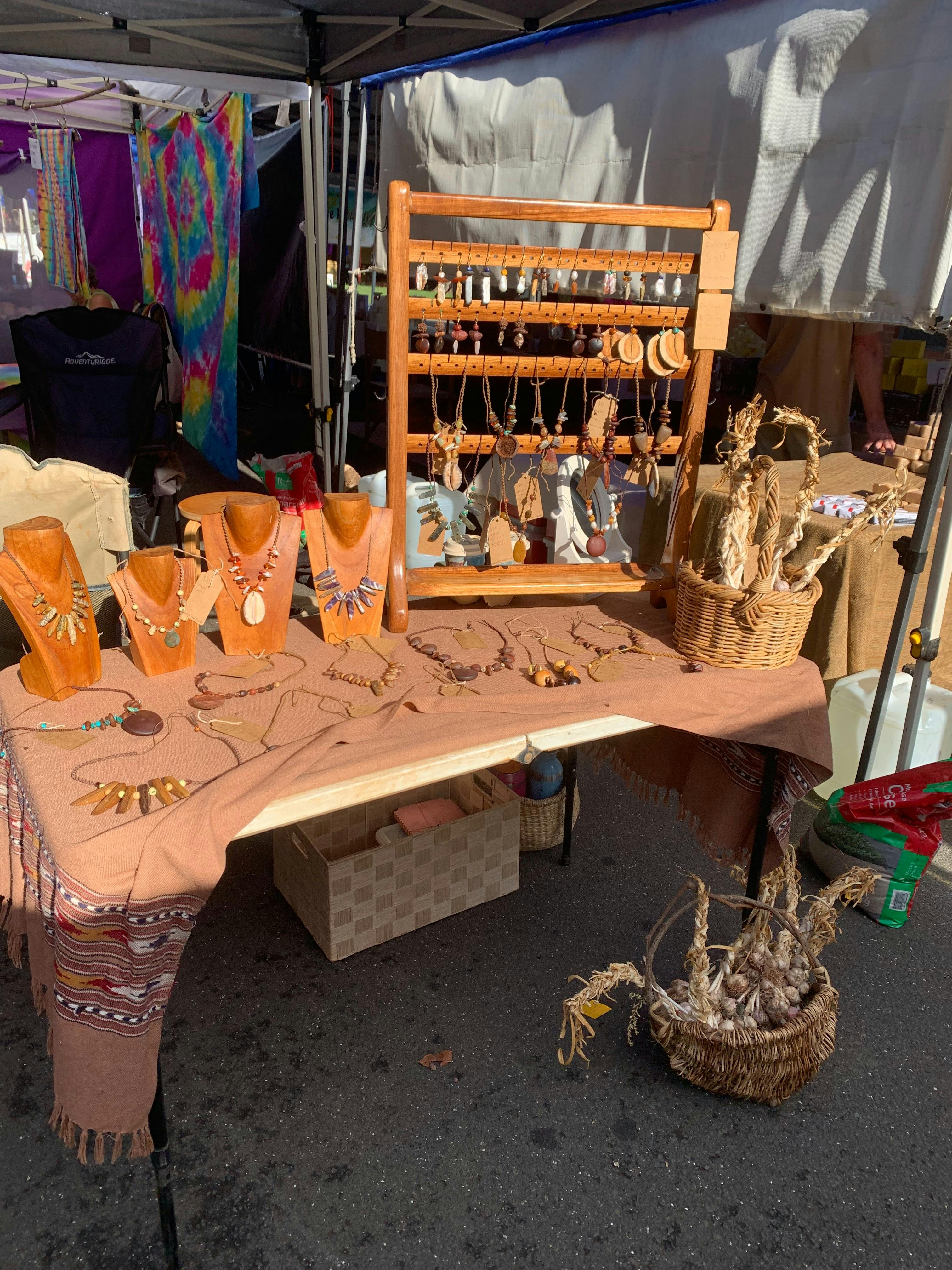 Handmade Jewellery by the stallholder