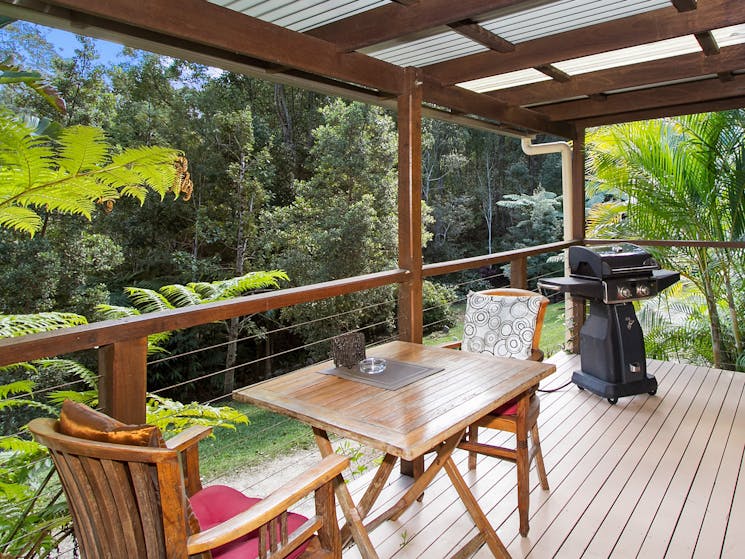Rainforest front deck