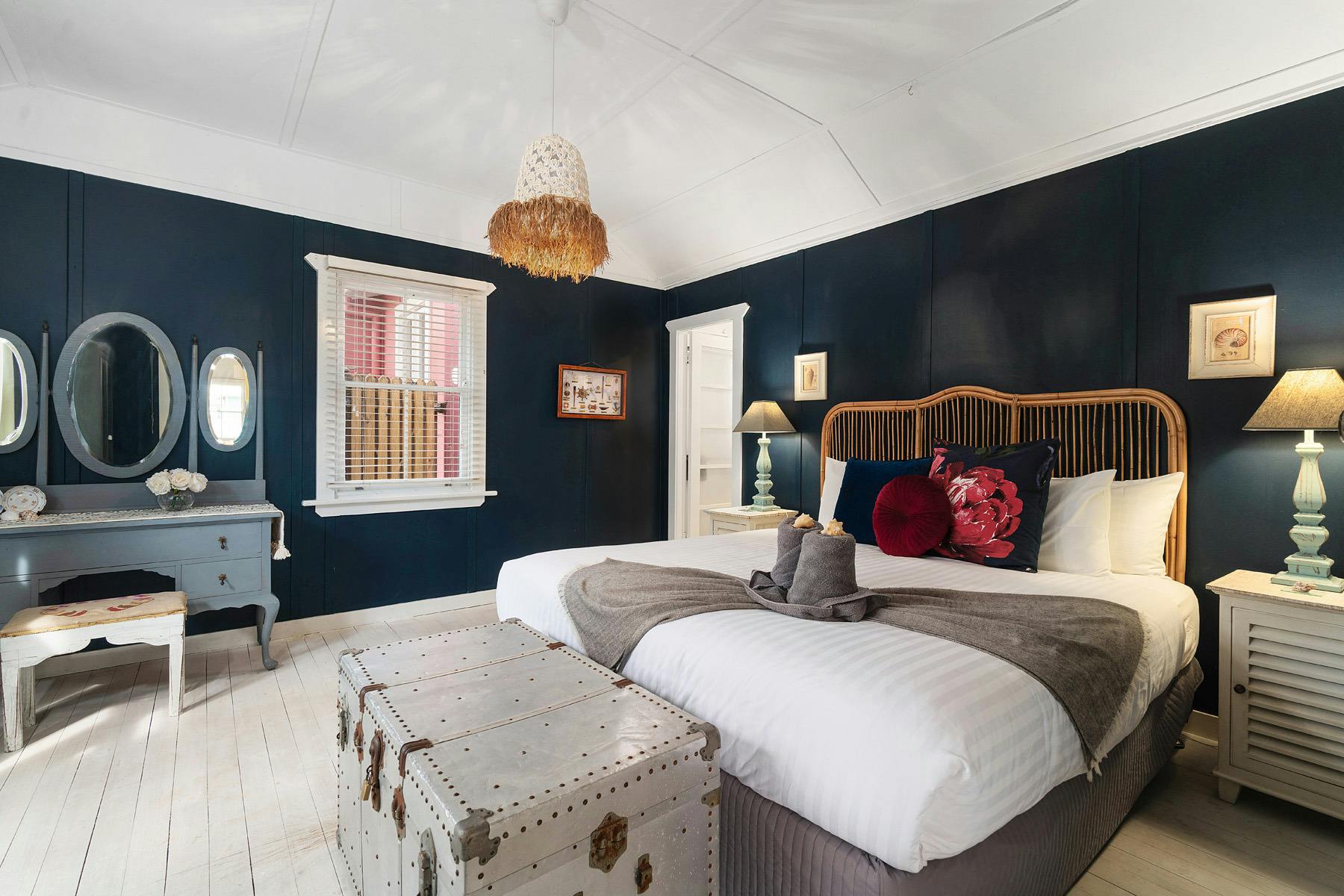 Avalon master king bedrom and ensuite with twin rain showers