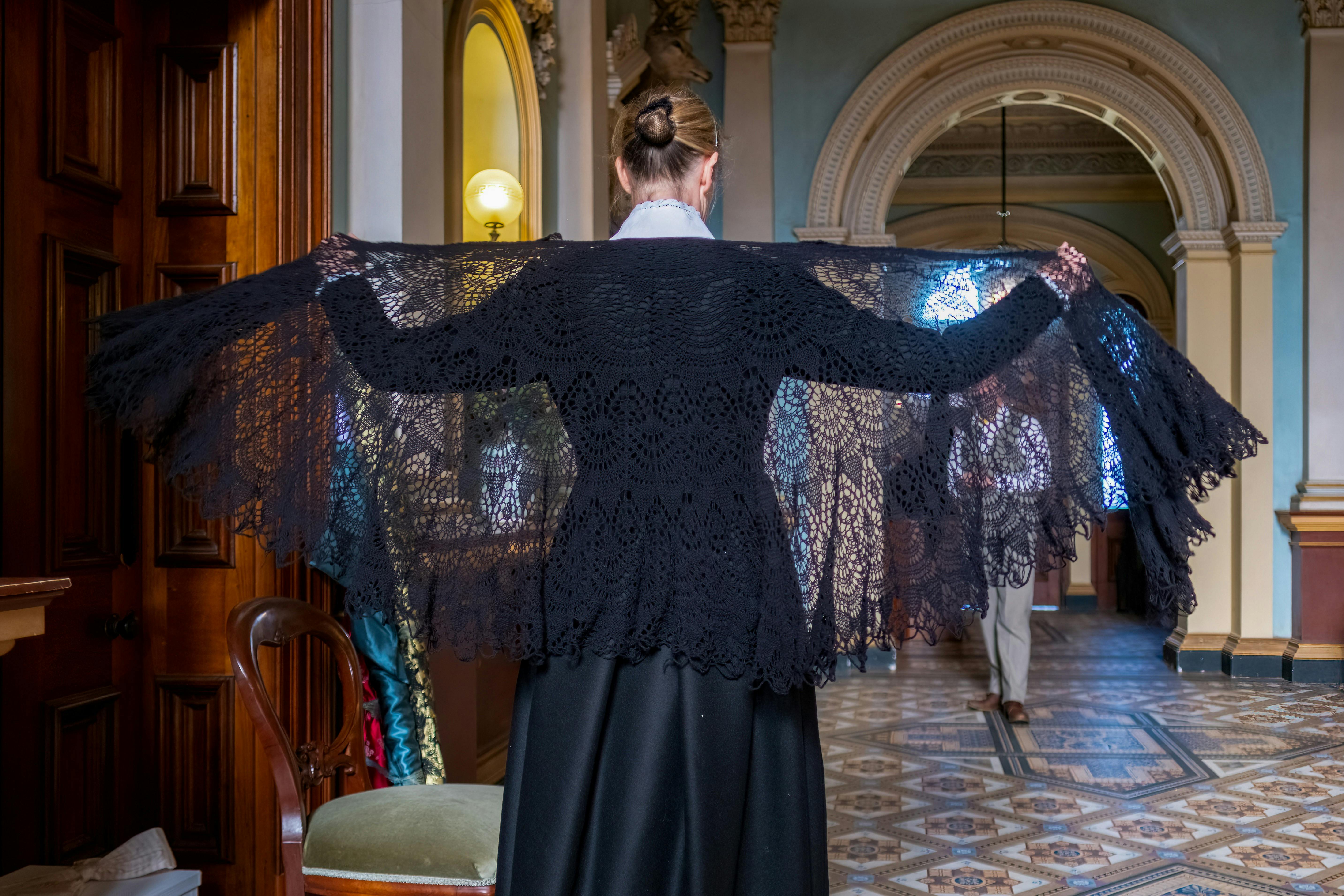 Hannah gets ready for Bertin