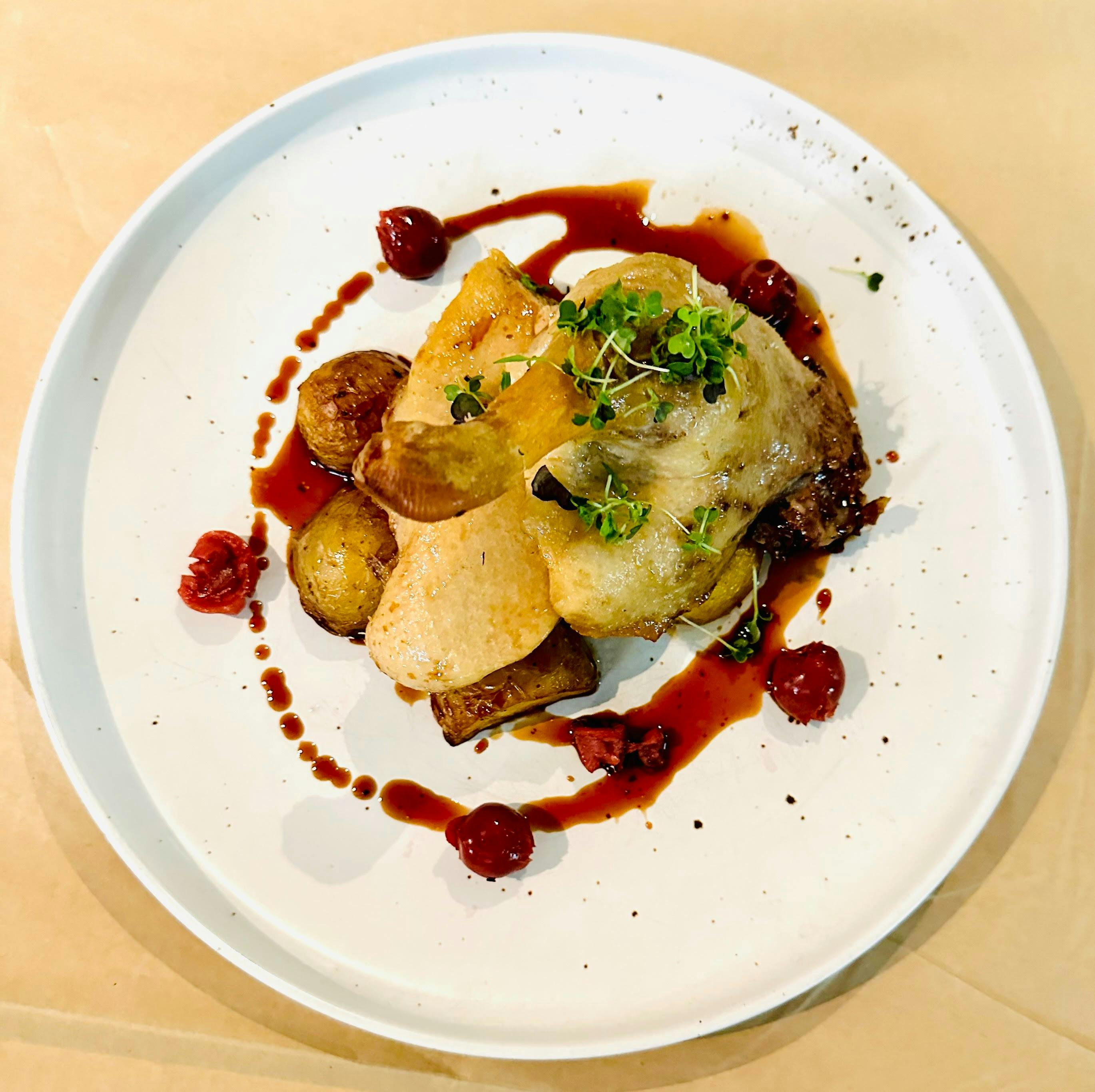 Served with Landaise Potatoes