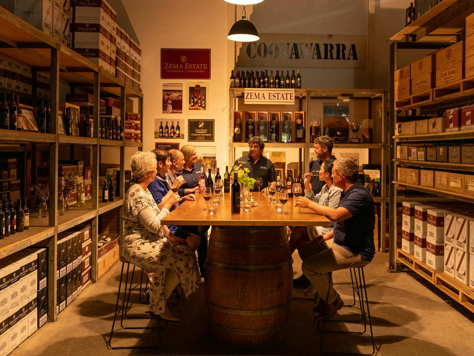 Zema Estate Private Tasting: Winery Tour + Family Selection Range