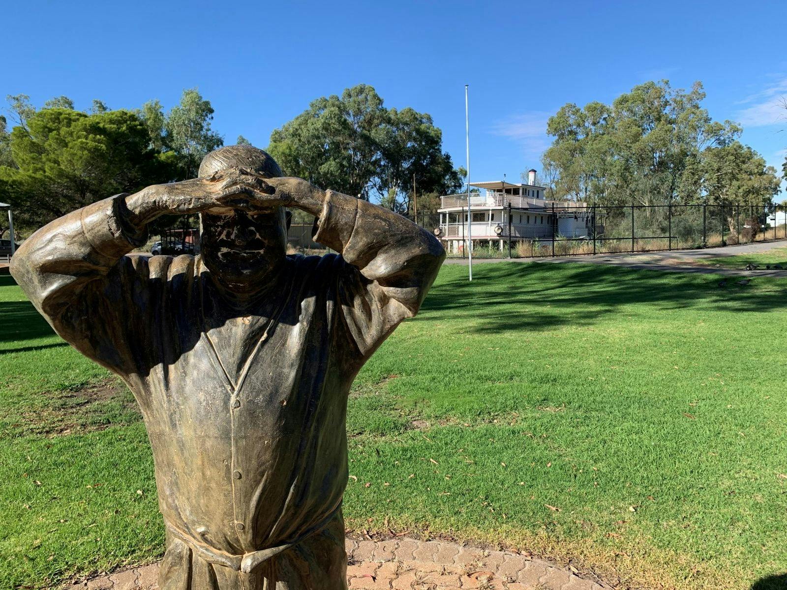 PS Ruby Docked behind fence at Fothery Park wentworth