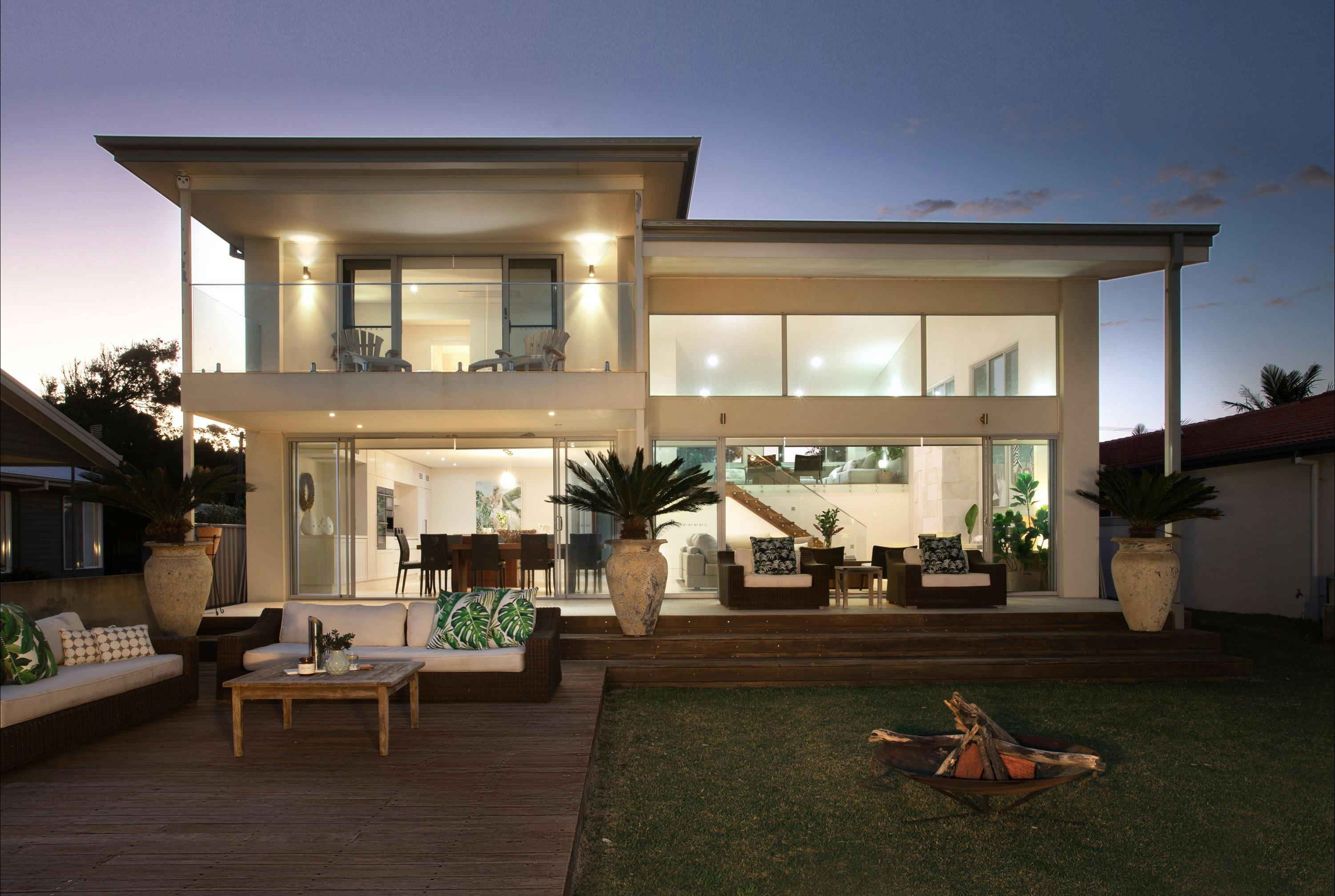 Atra at Callala beach beachfront luxury holiday home for rent callala beach jervis bay