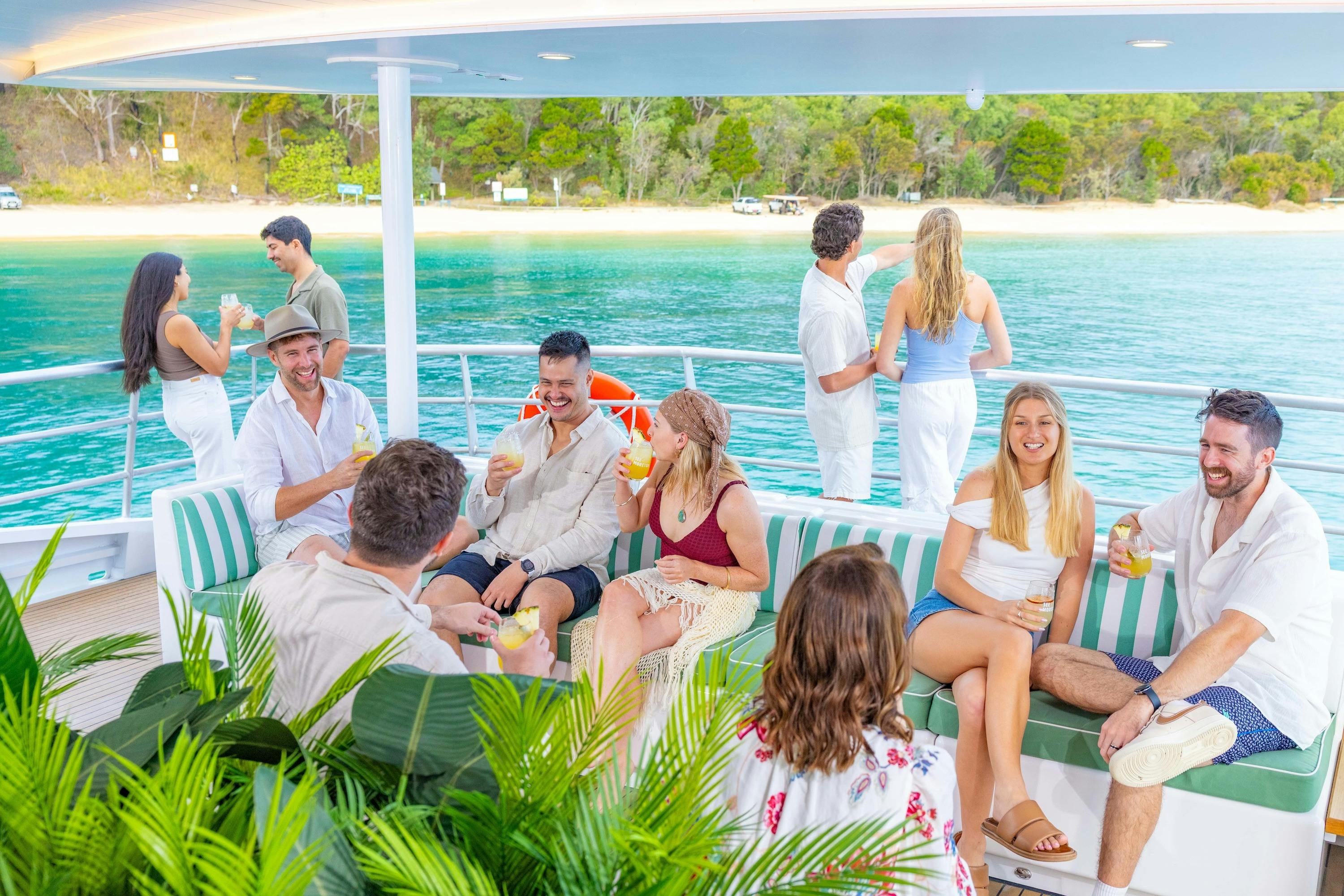 Unwind in style after your Tangalooma adventure with a cocktail in hand