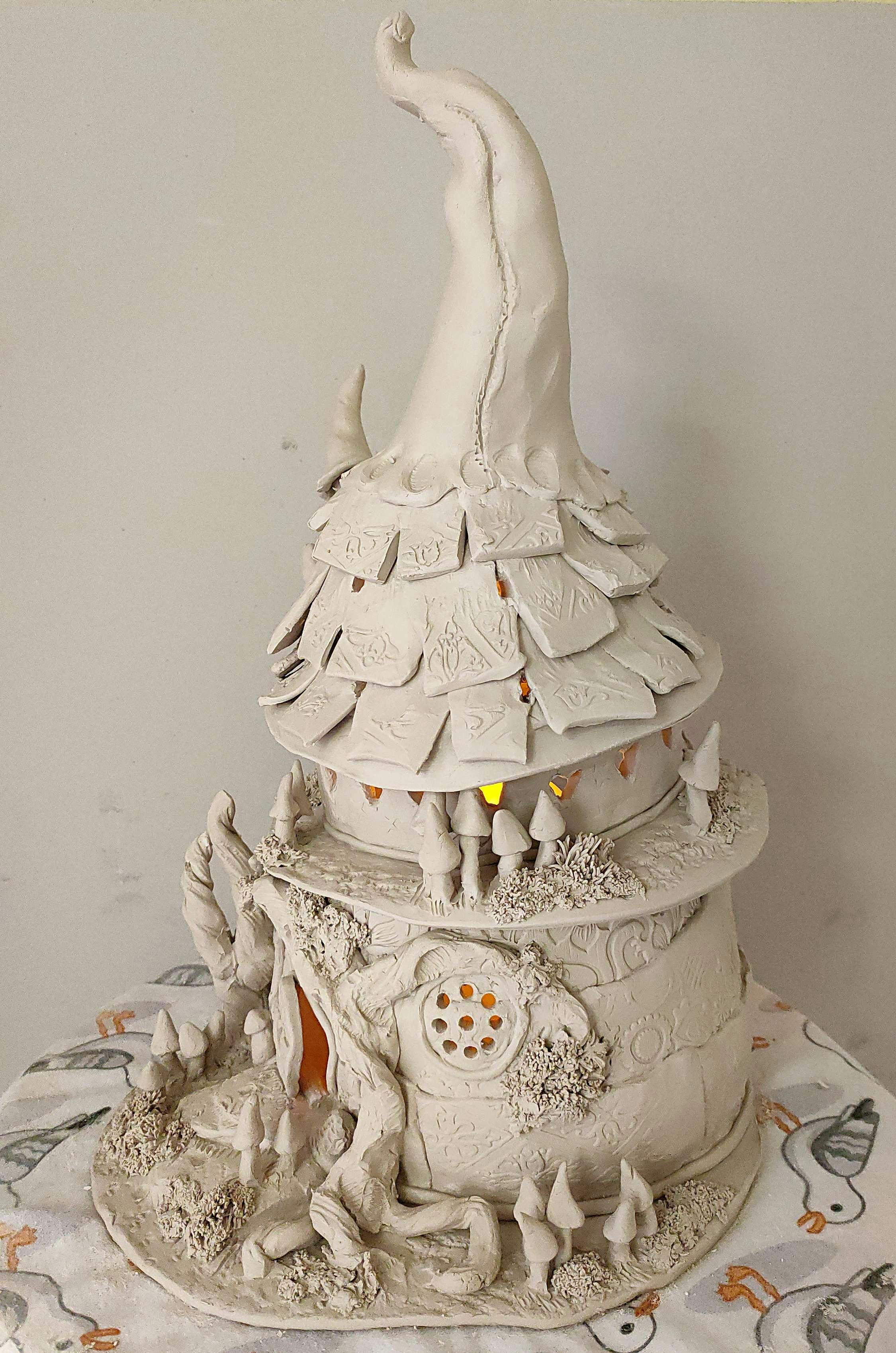 fairy, clay, workshop, ceramics, pottery, Tasmania, lamp, candle,