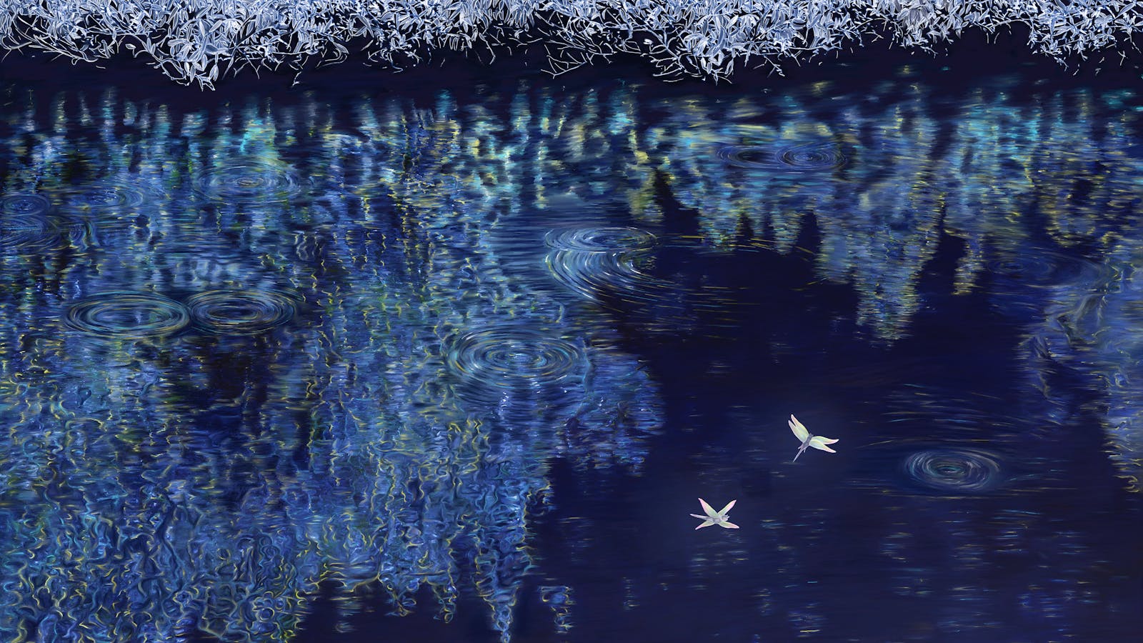 Summertime in Blue_Limited Edition Fine Art by Emma Coombes