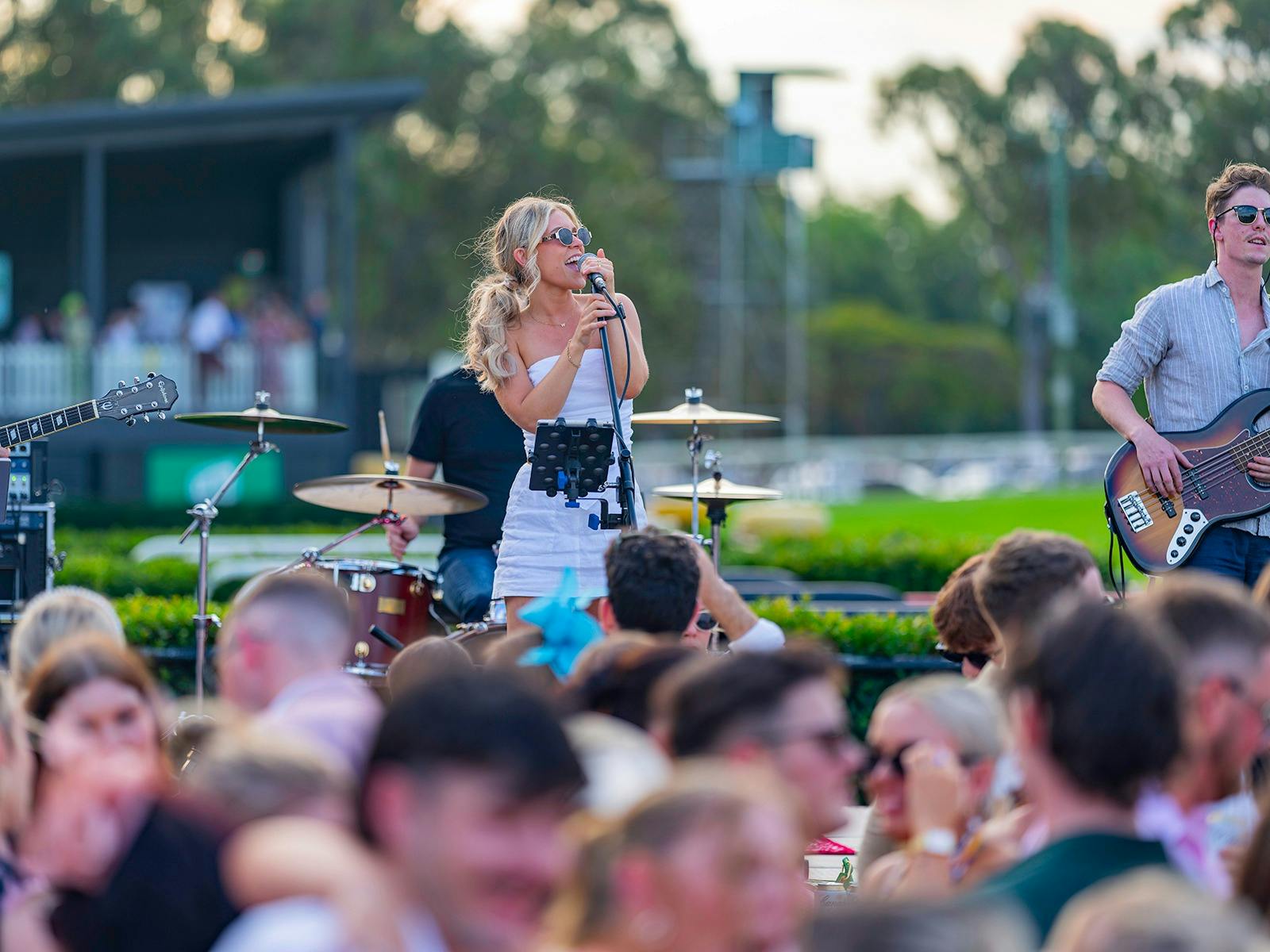 There is no better way to finish a fabulous day of racing with first class local live entertainment.