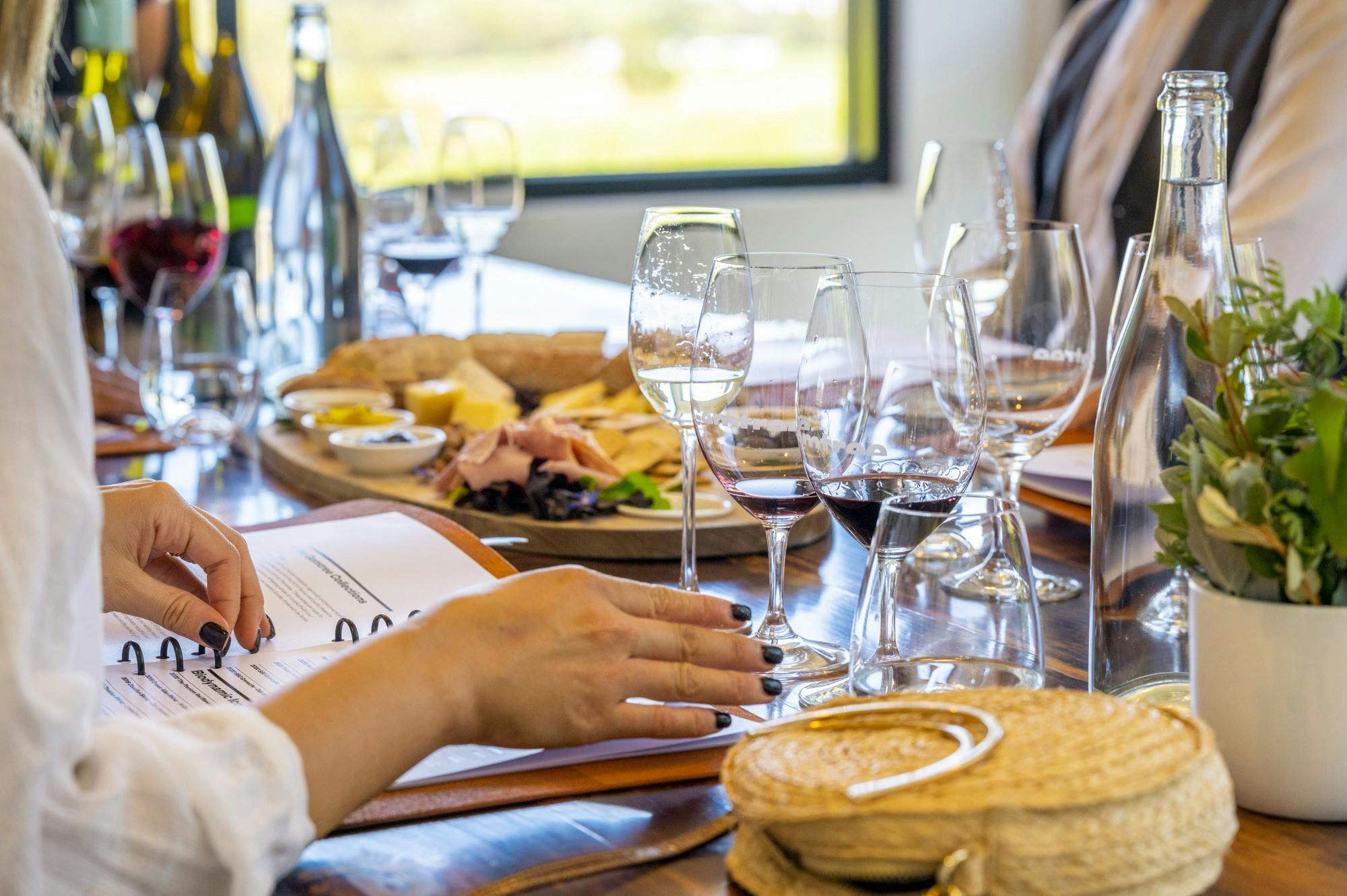 Gemtree wine tasting and platter during a Being Biodynamic Tour