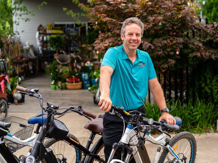 Ready to hire the bikes