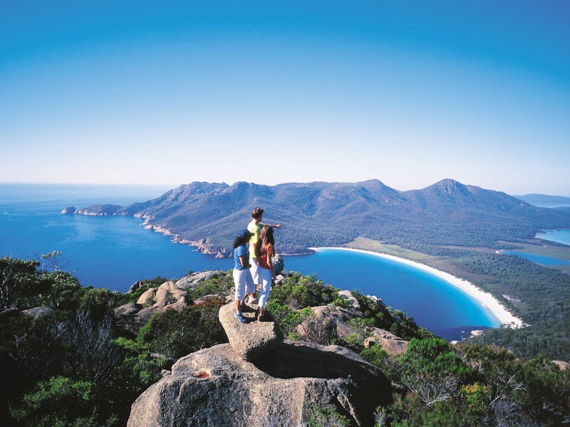 Wineglass Bay from Mt. Amos