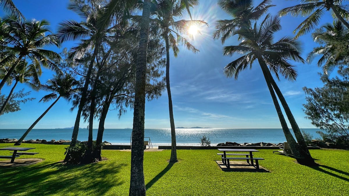 Morning sun over the Coral Sea