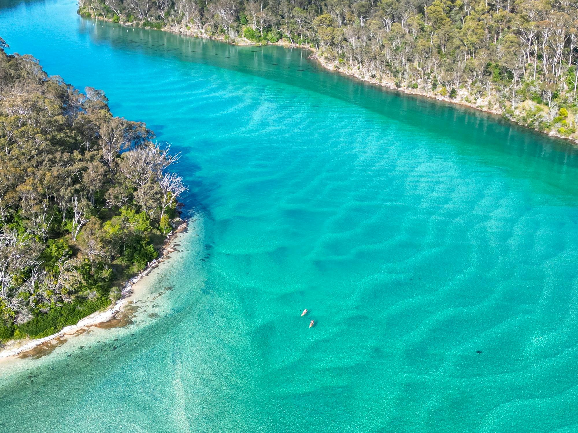 Kayak Pambula River, Far South Coast NSW