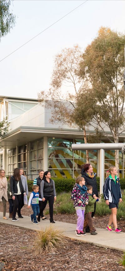 People outdoors on an AIS Tour