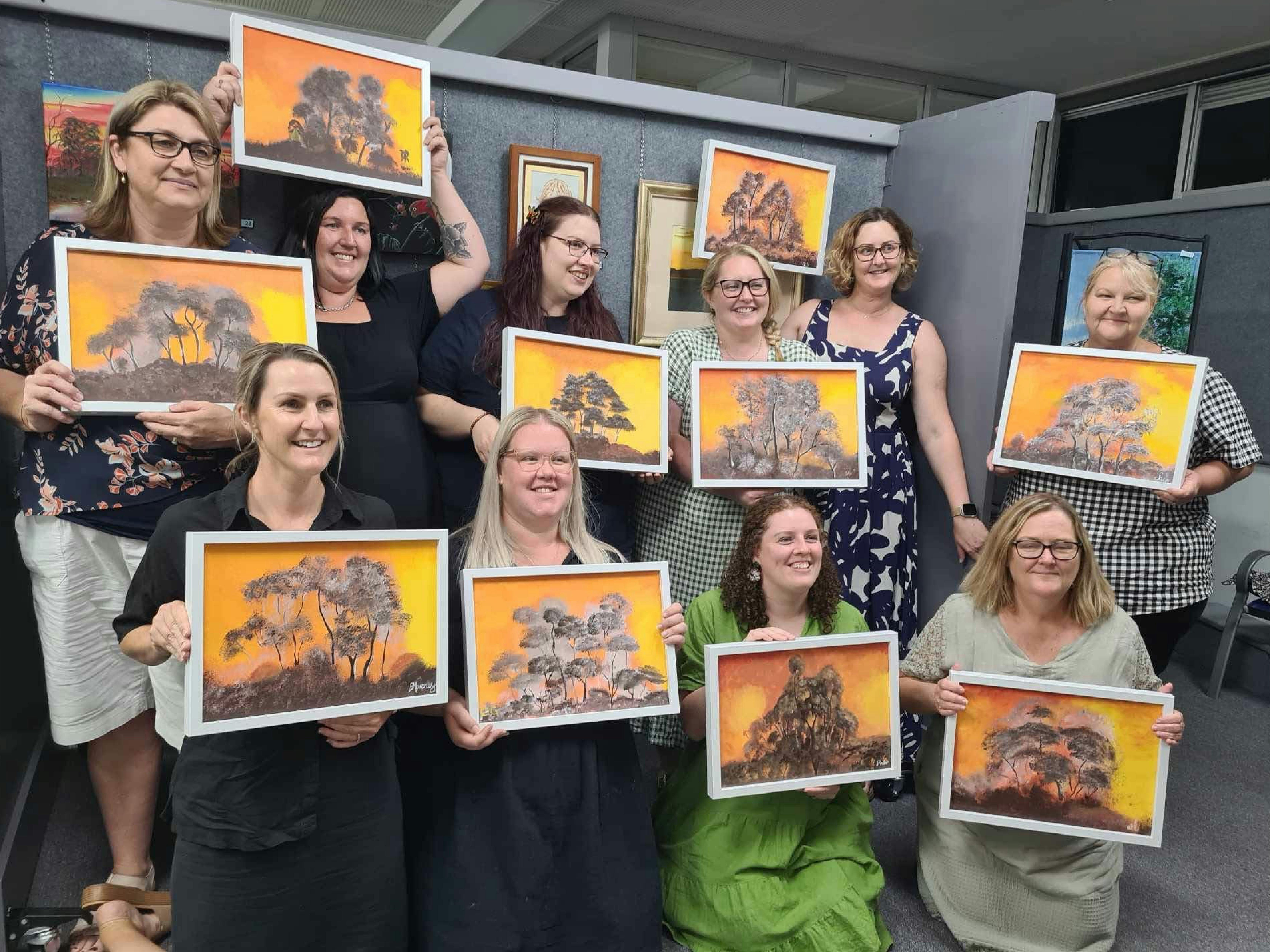 Painting Workshop at Cassino Gallery