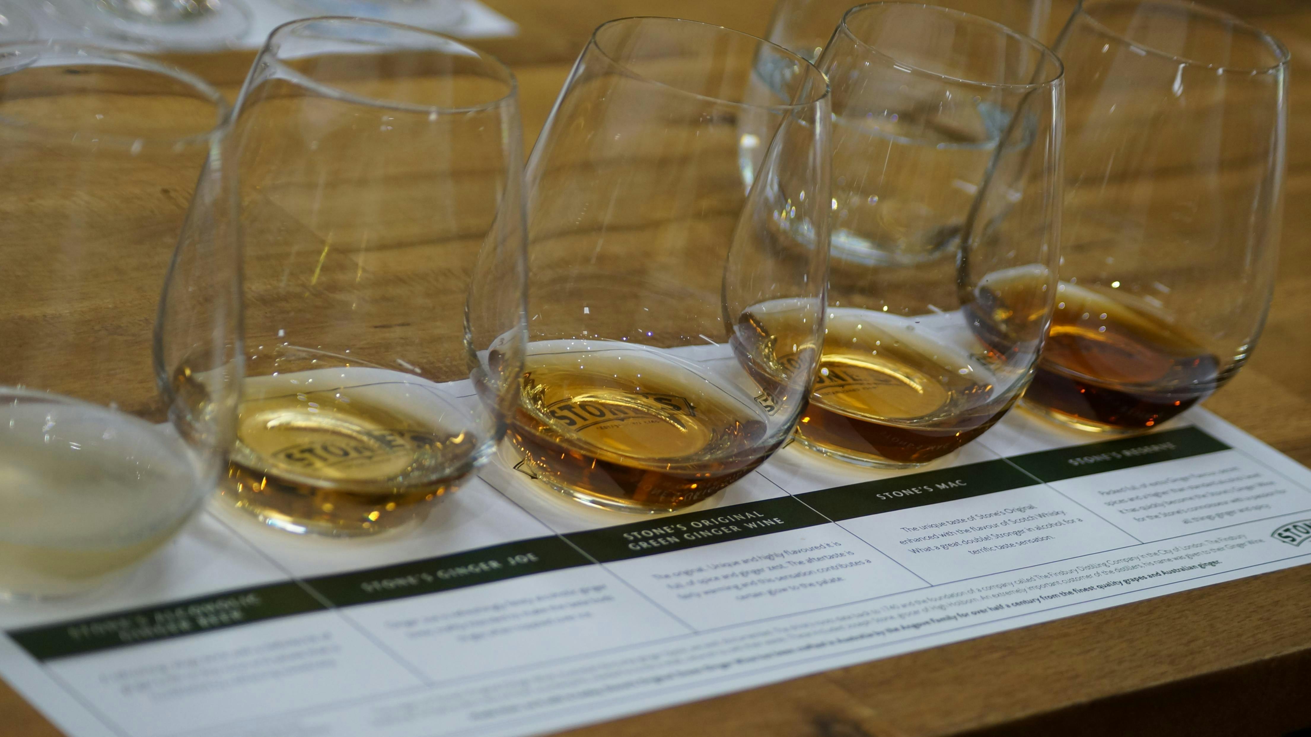 Stone's seated tasting experience