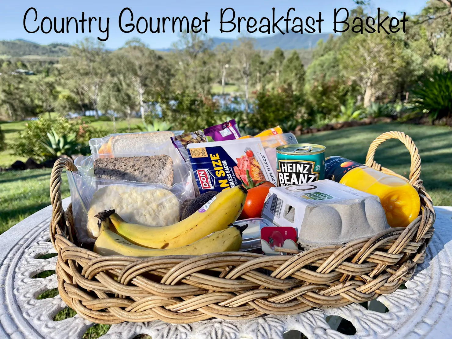 Whispers Luxury Farmstay has many compimentary inclusions located in Glastonbury via Gympie Qld.