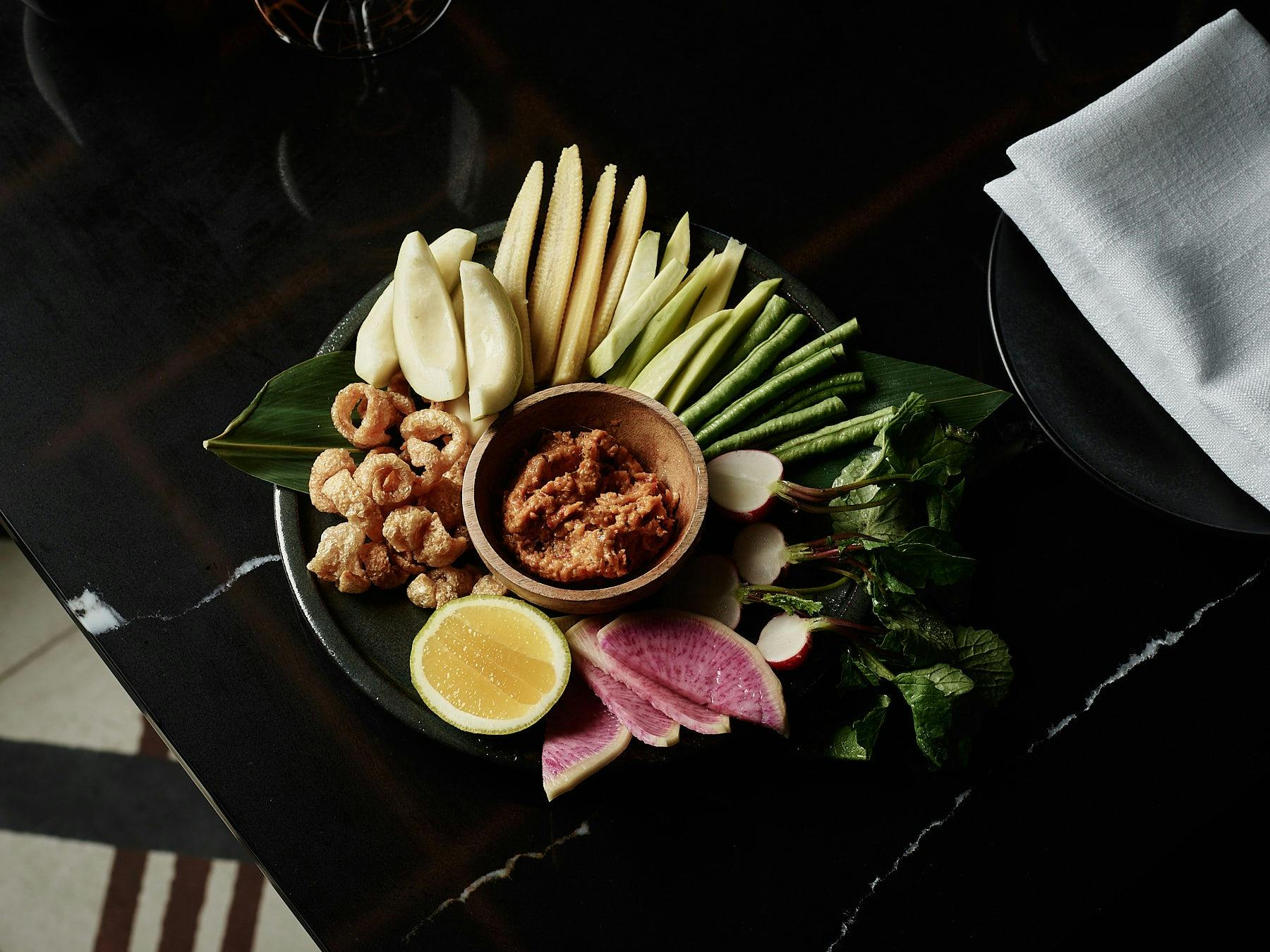 Dipping platter