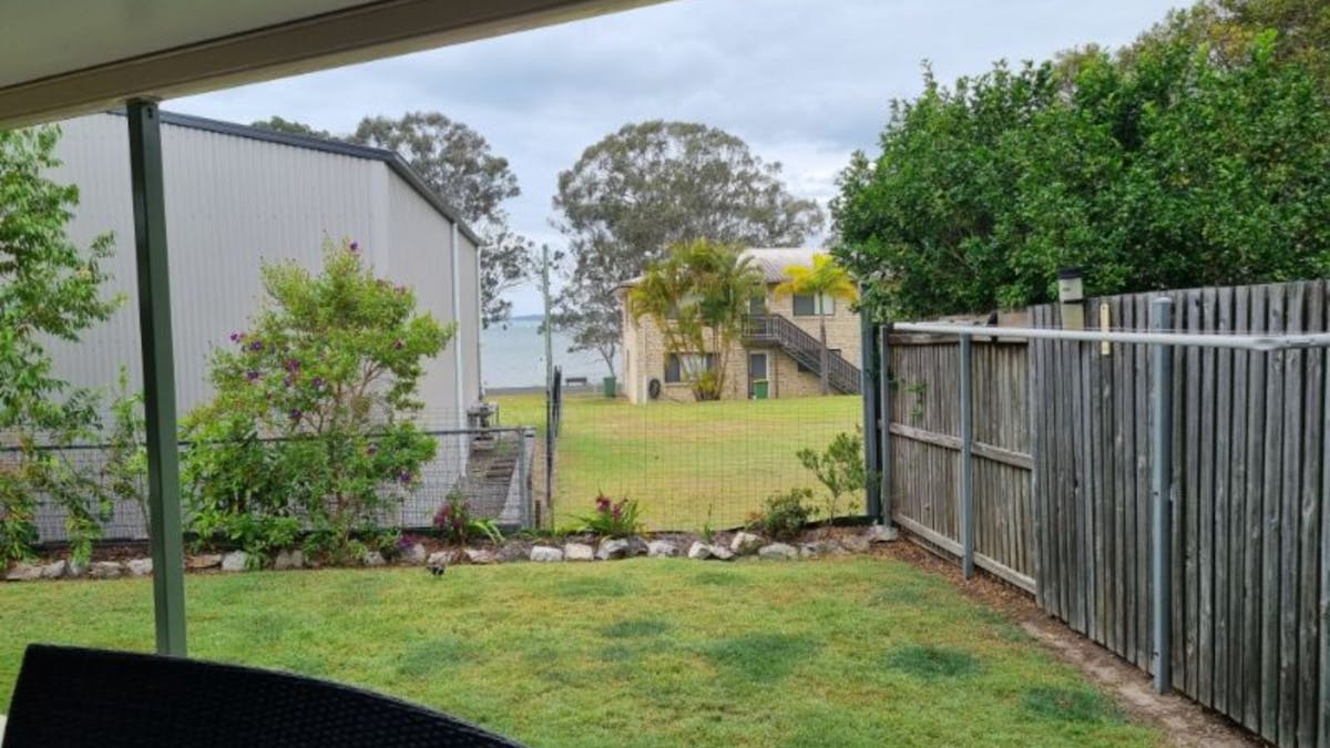 Water View from Rear Entertainment Area