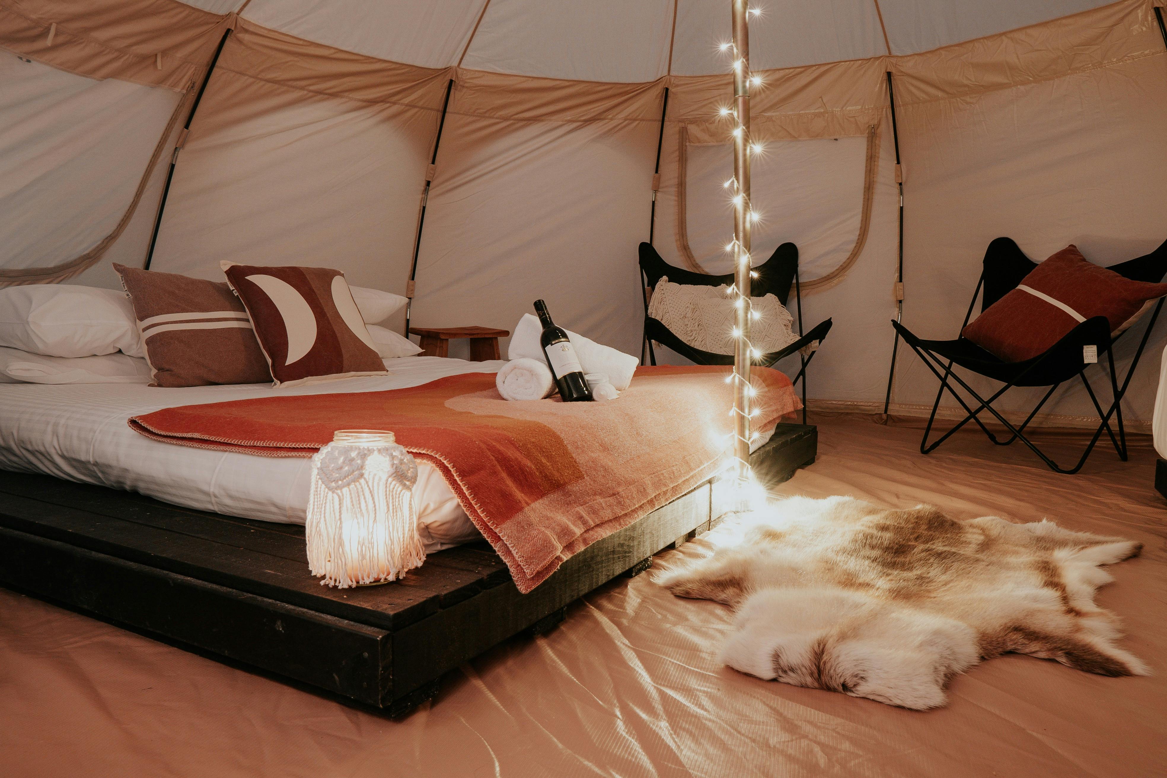 Glamping tent