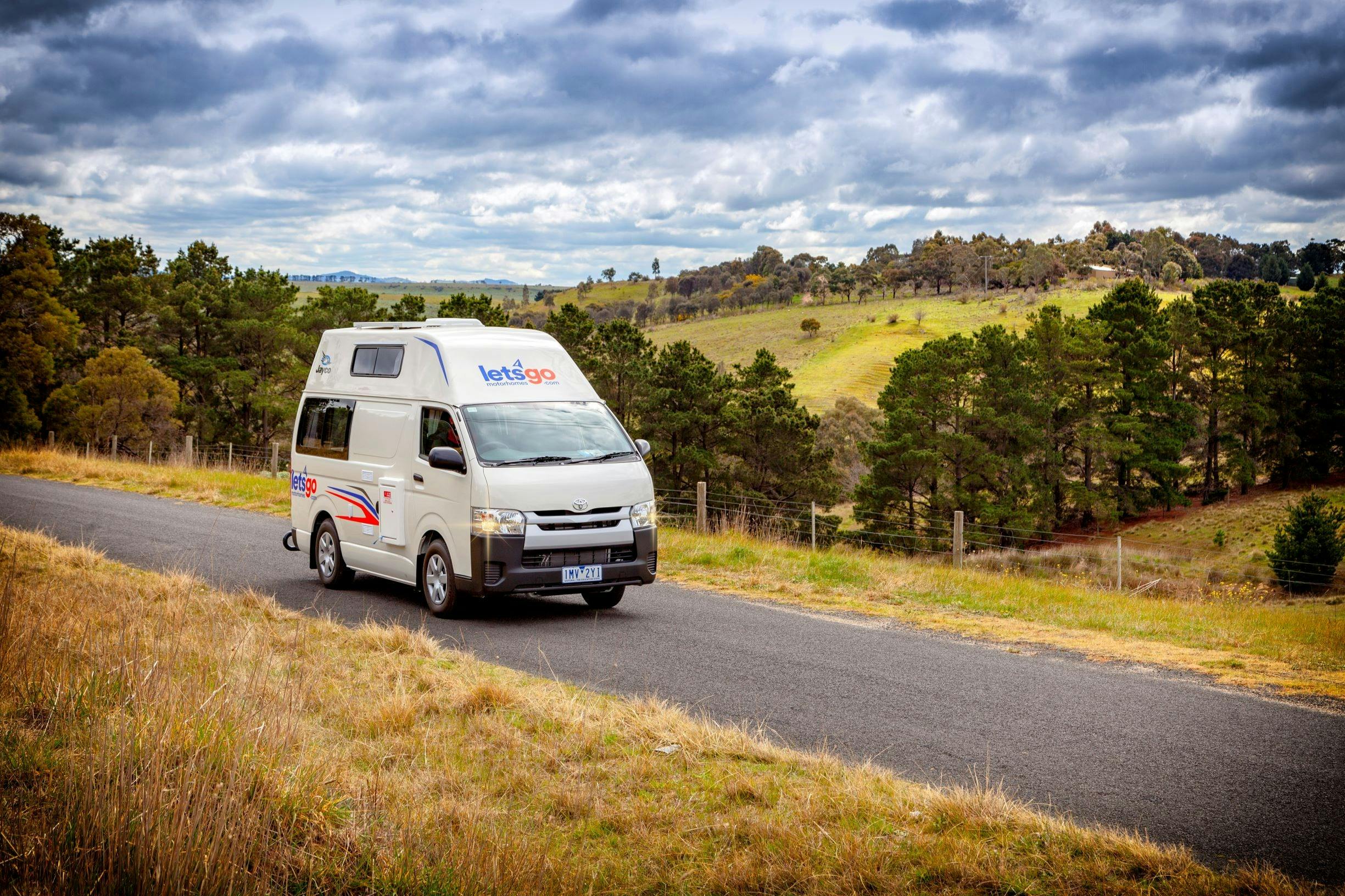 Let's Go Motorhomes road trip in a HiTop Campervan