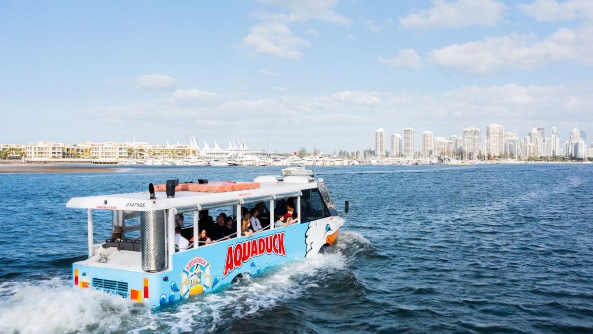 Aquaduck on the water