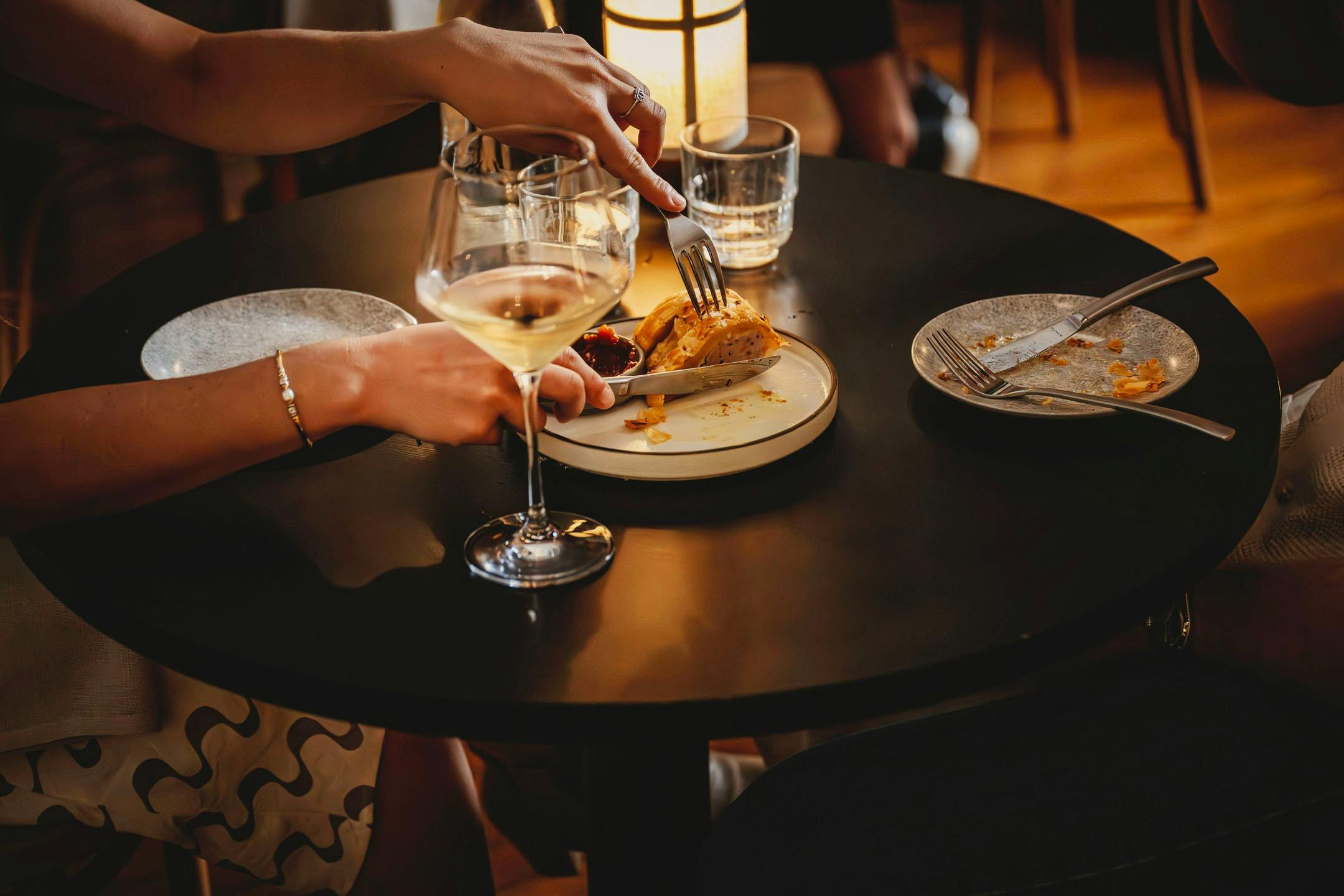 Eating and drinking at night