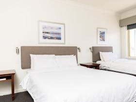 One of our comfortable family rooms at the Pastoral Hotel Motel