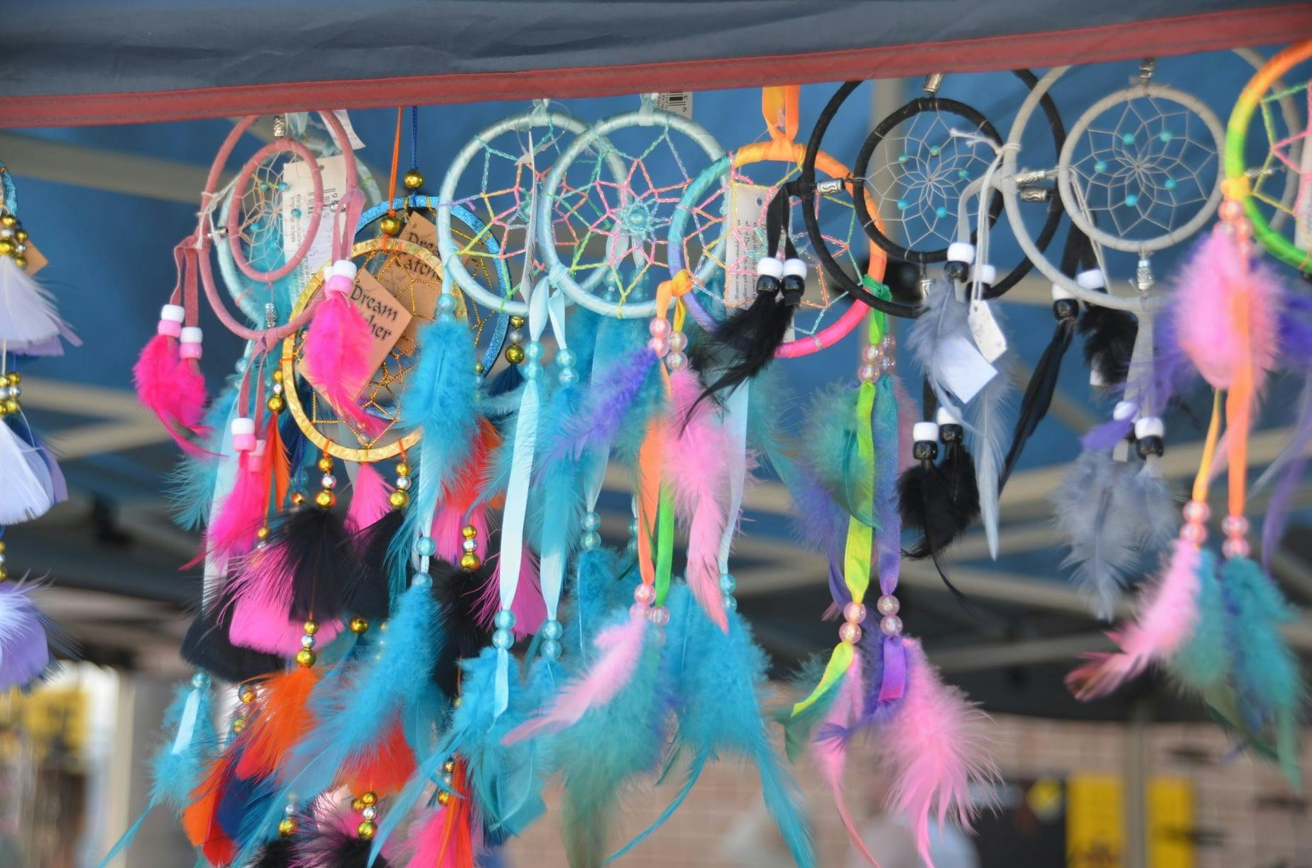 Dreamcatchers handing up