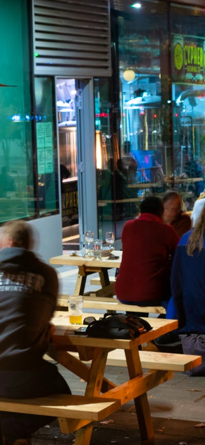 Outside seating