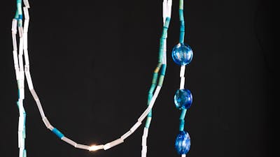 Detail of Maree Clark Necklace showing beads