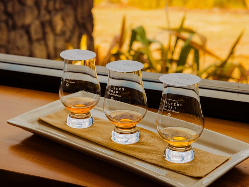 Winter warmer: peated whisky flight image