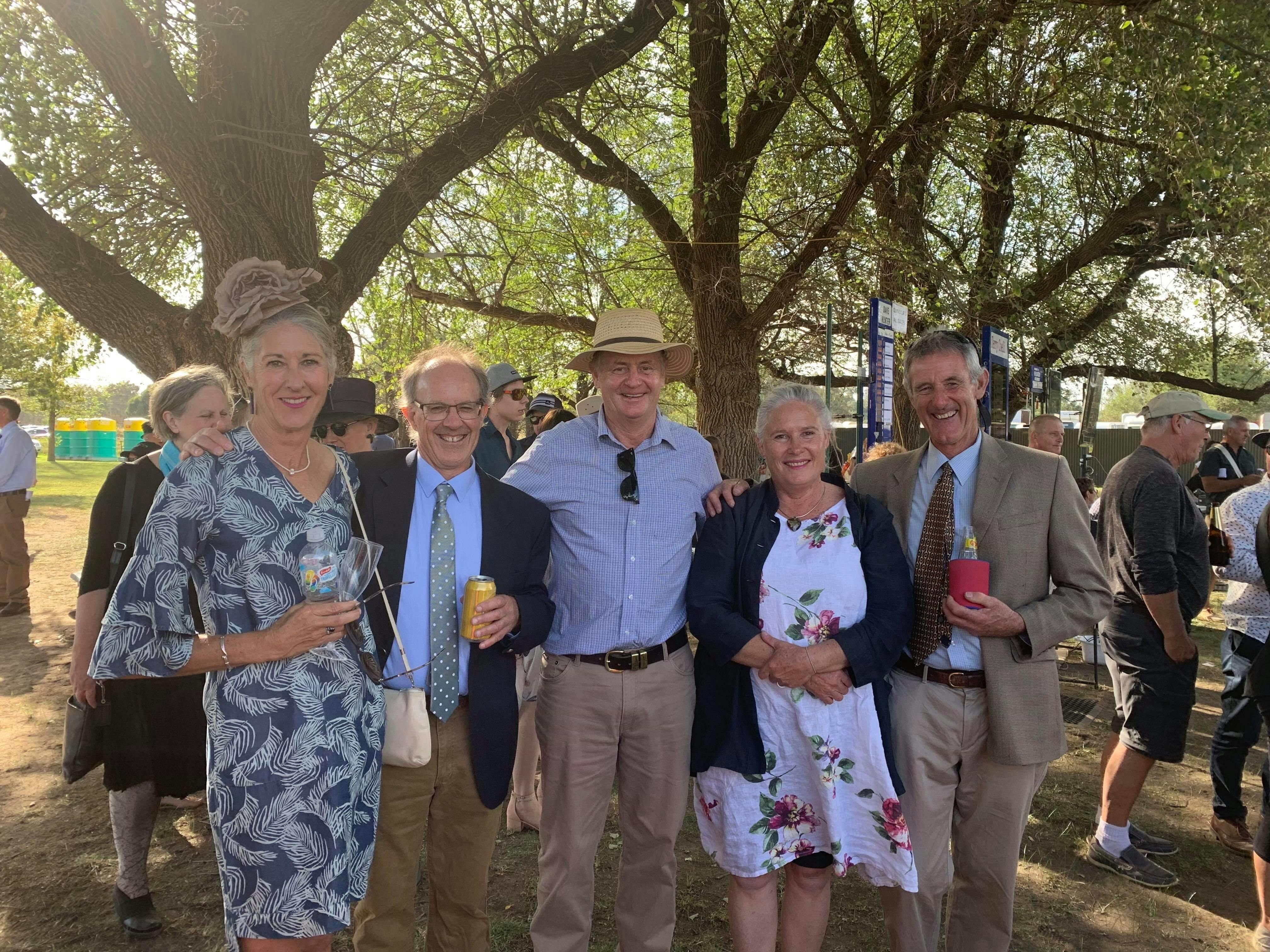 Gather with friends to enjoy the day.