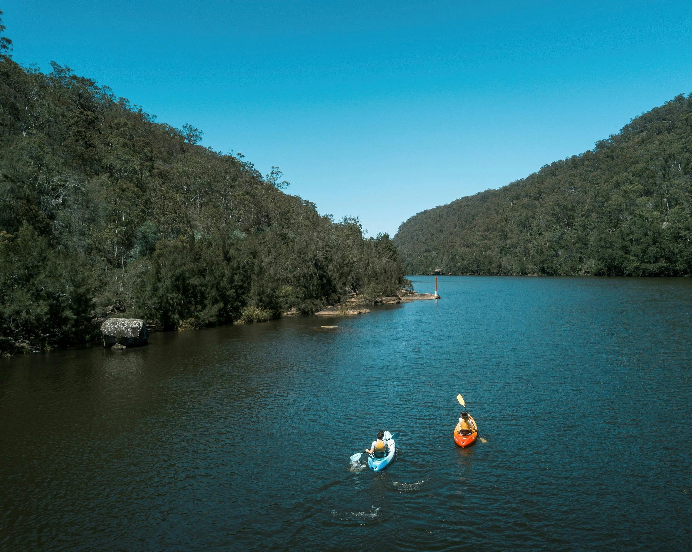 Kayaking the Hawkesbury River